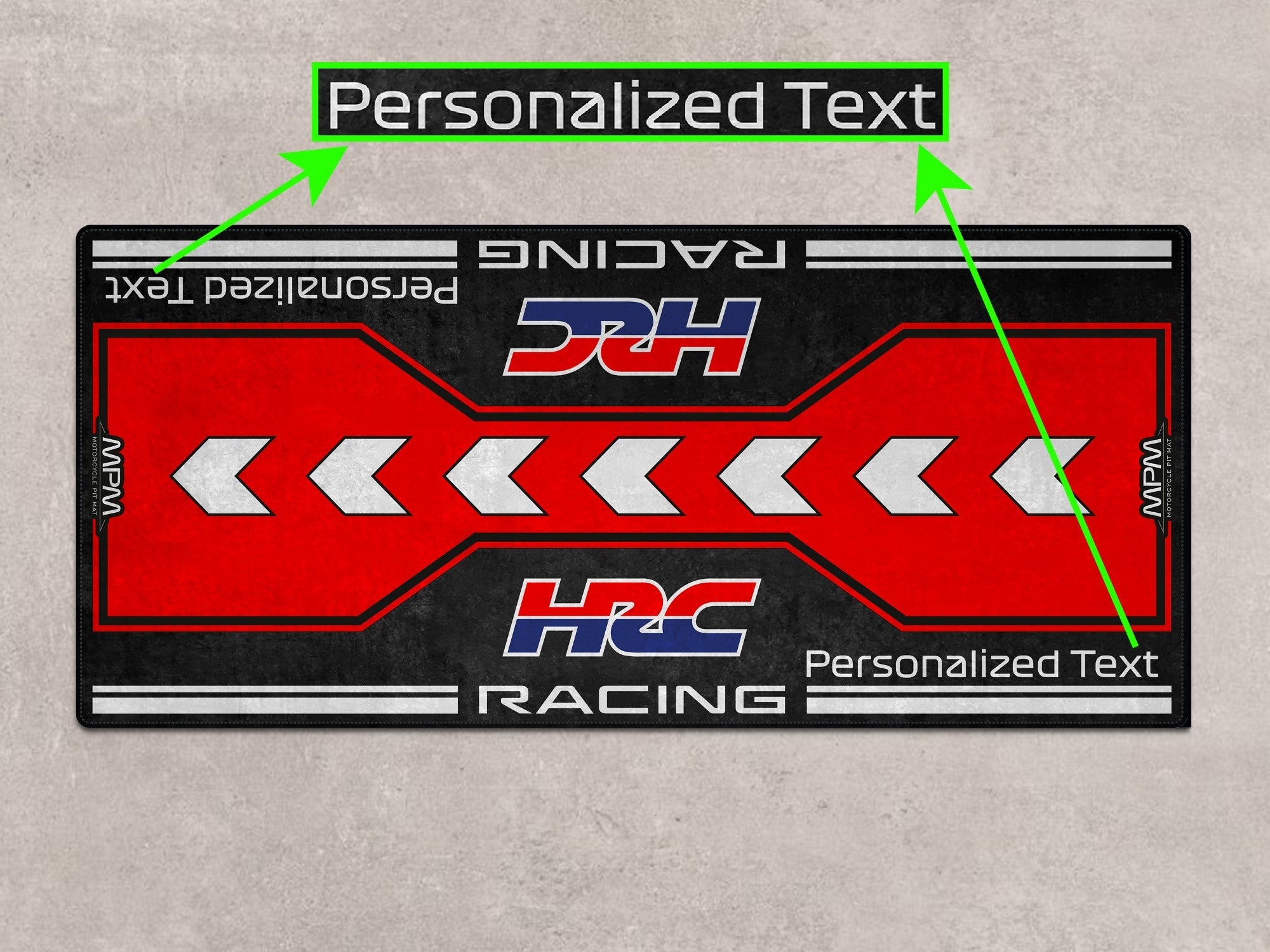 MPM Motorcycle Mat for Honda HRC - MM7147