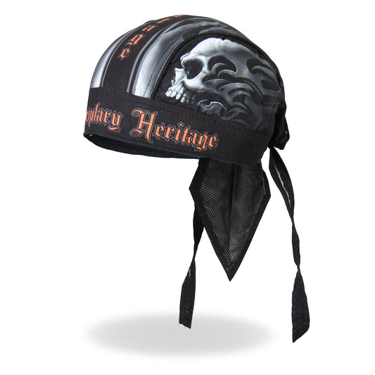 Skull Face Legendary Heritage Lightweight Headwrap HWH1047