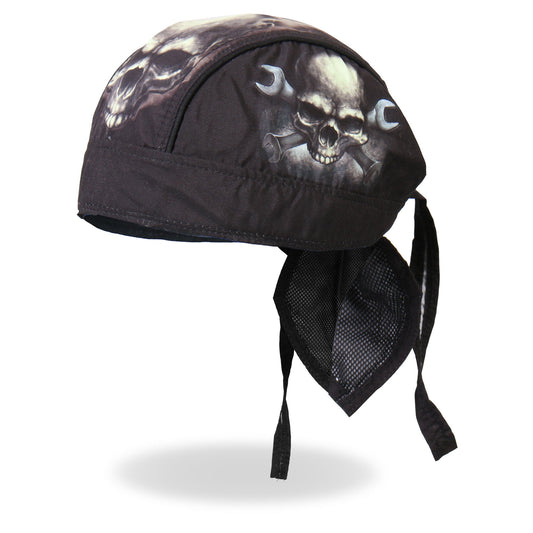 Skull and Wrench Bones Lightweight Headwrap HWH1054