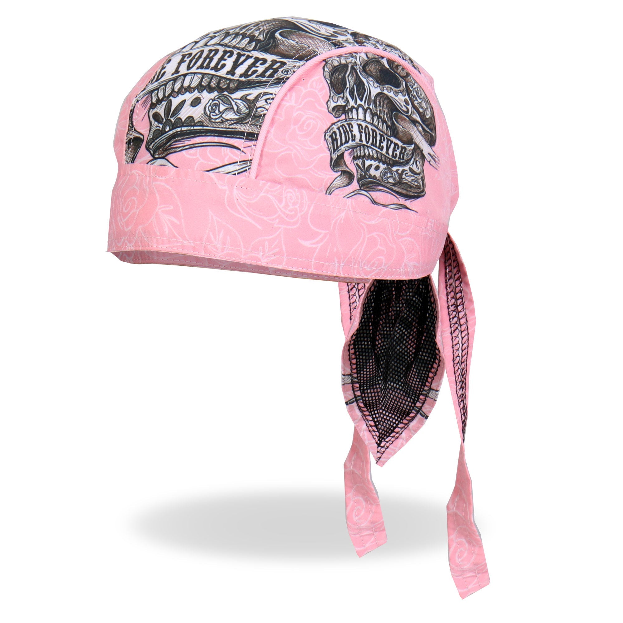 Banner Skull Lightweight Pink Headwrap HWH1087