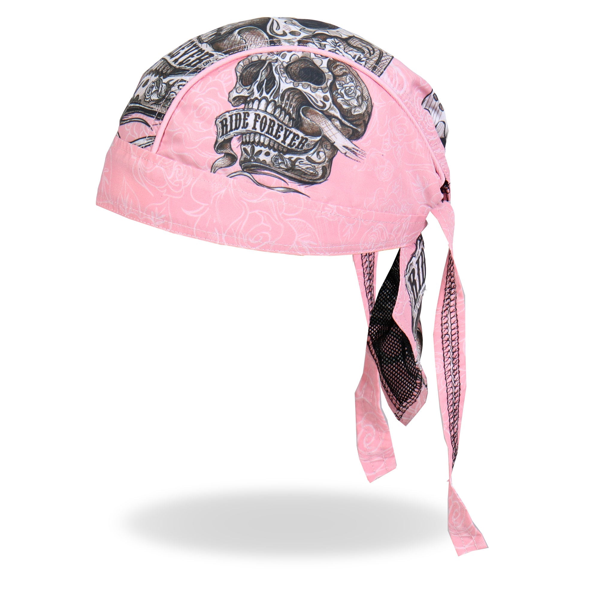 Banner Skull Lightweight Pink Headwrap HWH1087