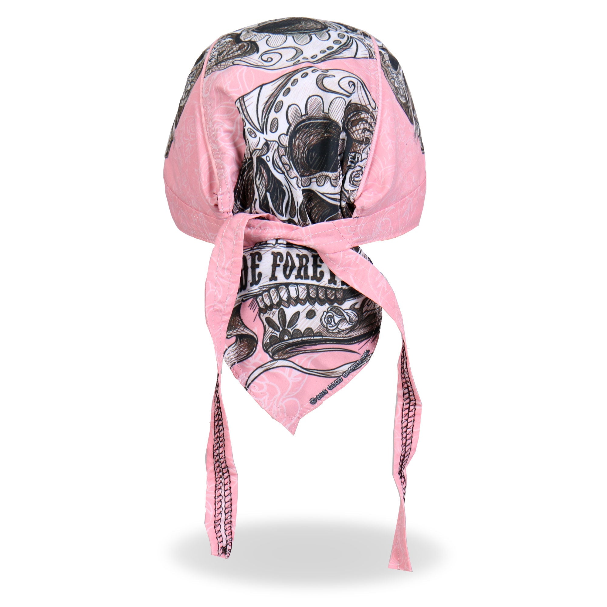 Banner Skull Lightweight Pink Headwrap HWH1087