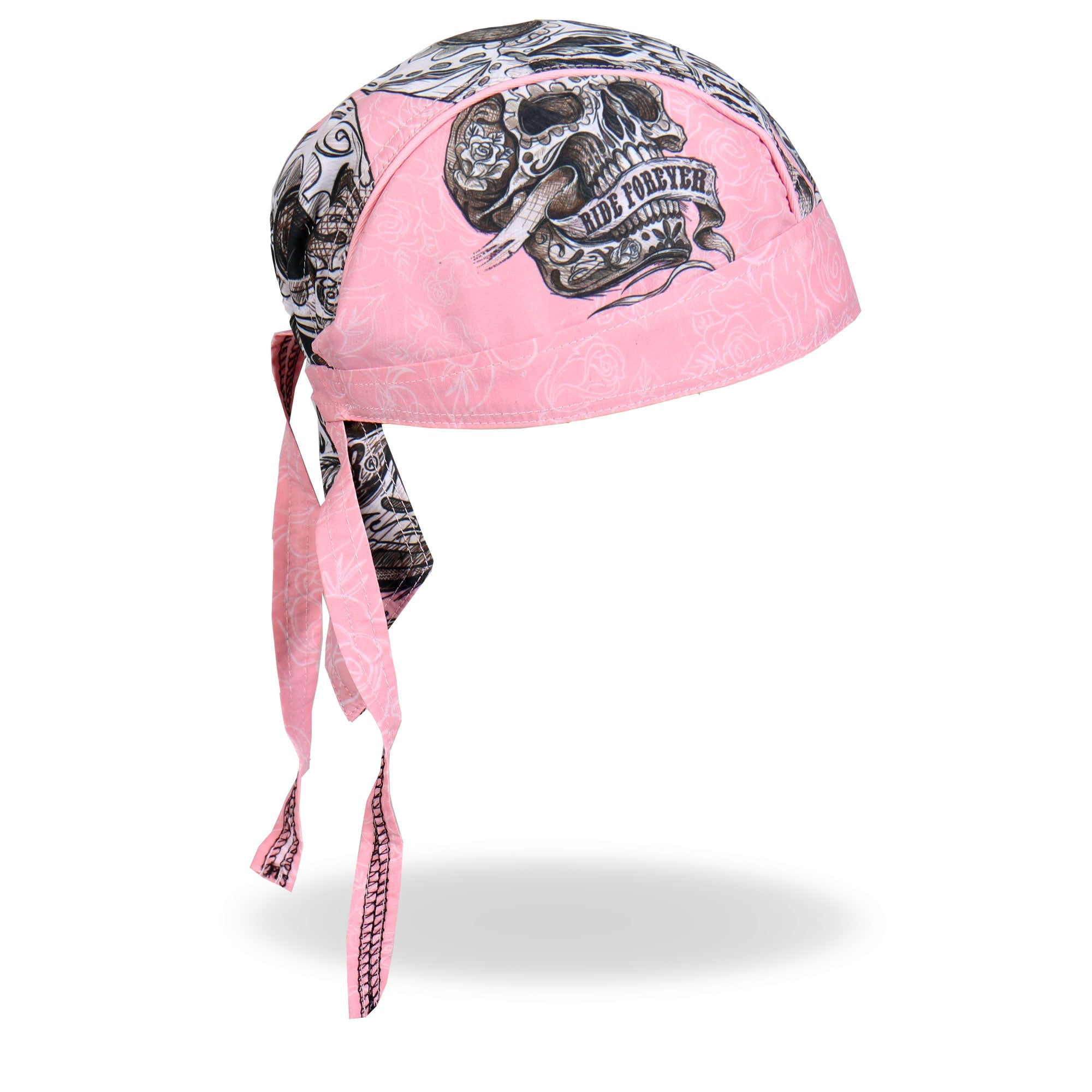 Banner Skull Lightweight Pink Headwrap HWH1087