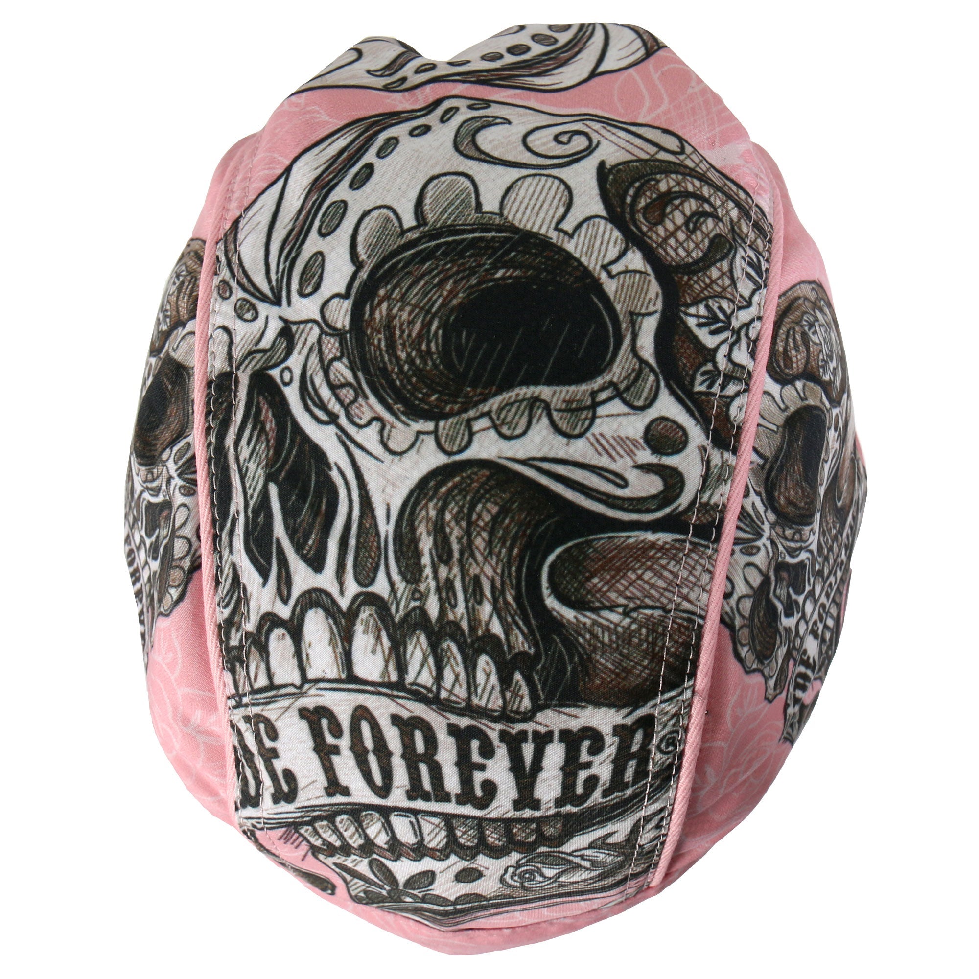 Banner Skull Lightweight Pink Headwrap HWH1087