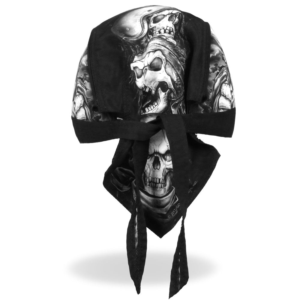 Smokin Five Skulls Lightweight Headwrap HWH1093