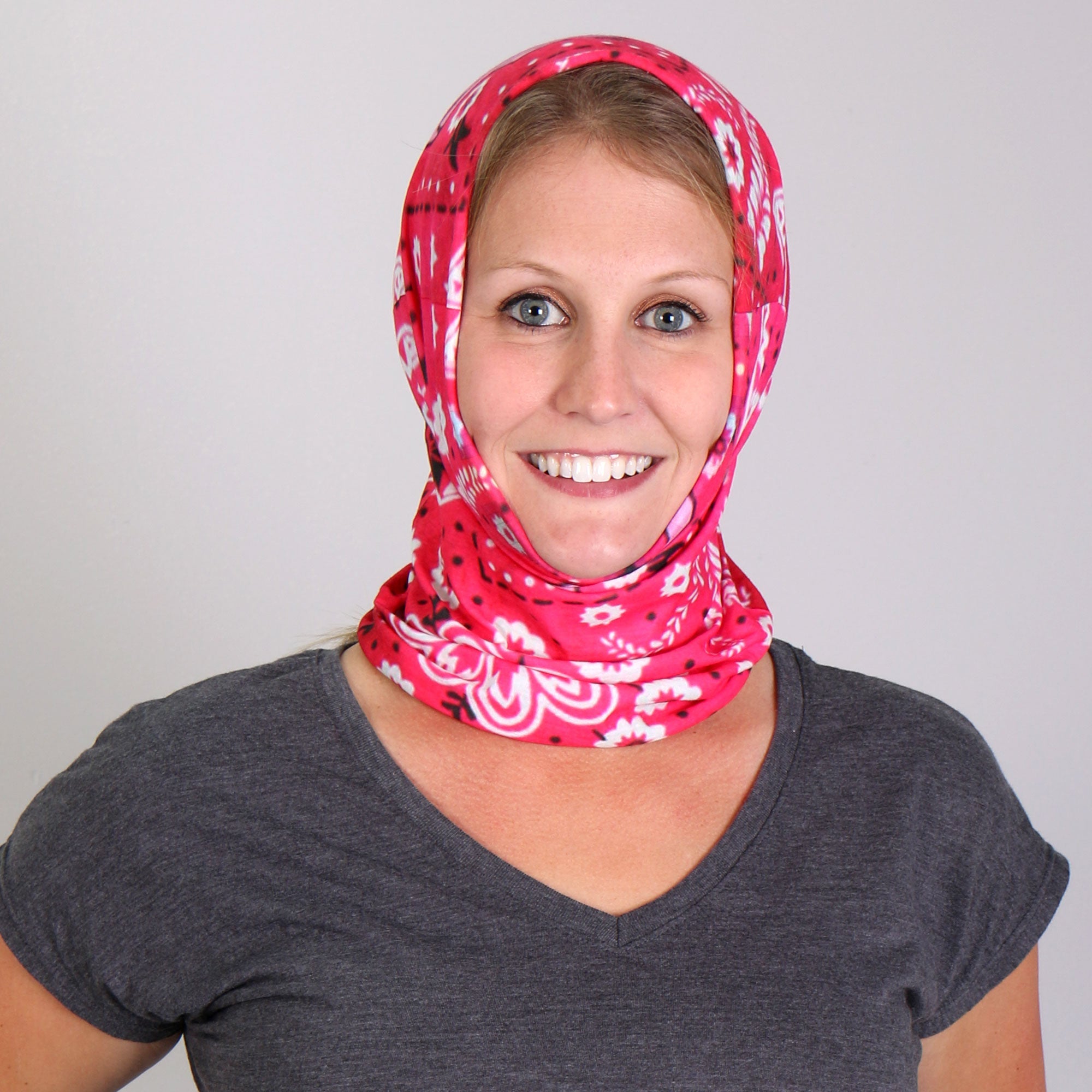 HWN1008 Blue and Red Paisley EZ Tube