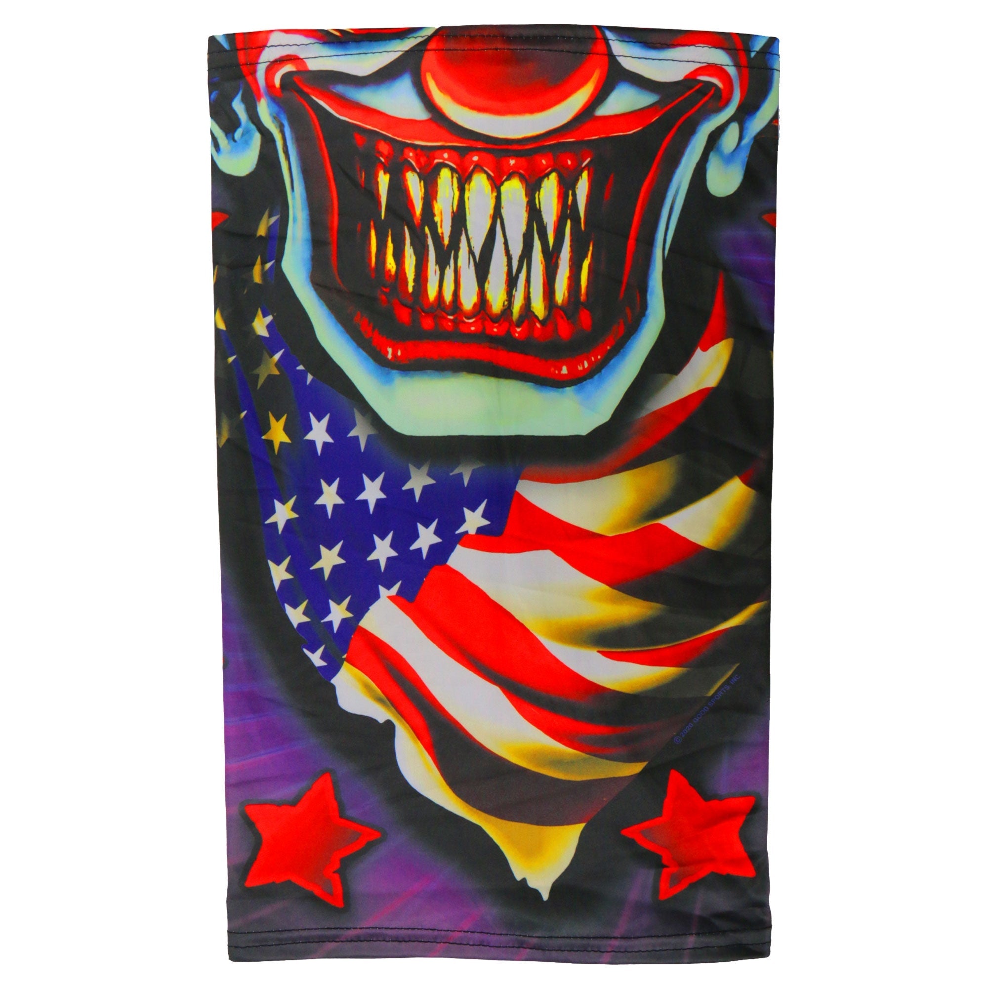 HWN2002 Circus Clown Neck Gaiter Mask