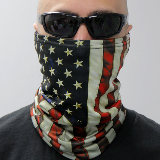 HWN2005 Vintage Flag Neck Gaiter Mask
