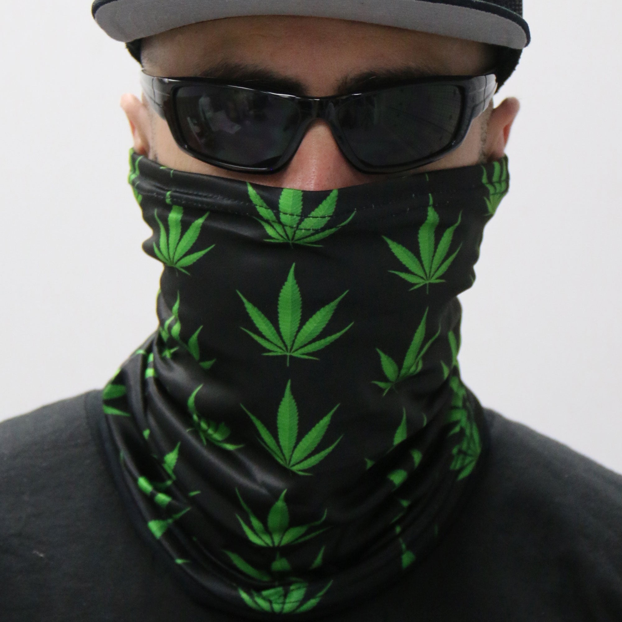 HWN2016 Pot Leaf Neck Gaiter Mask