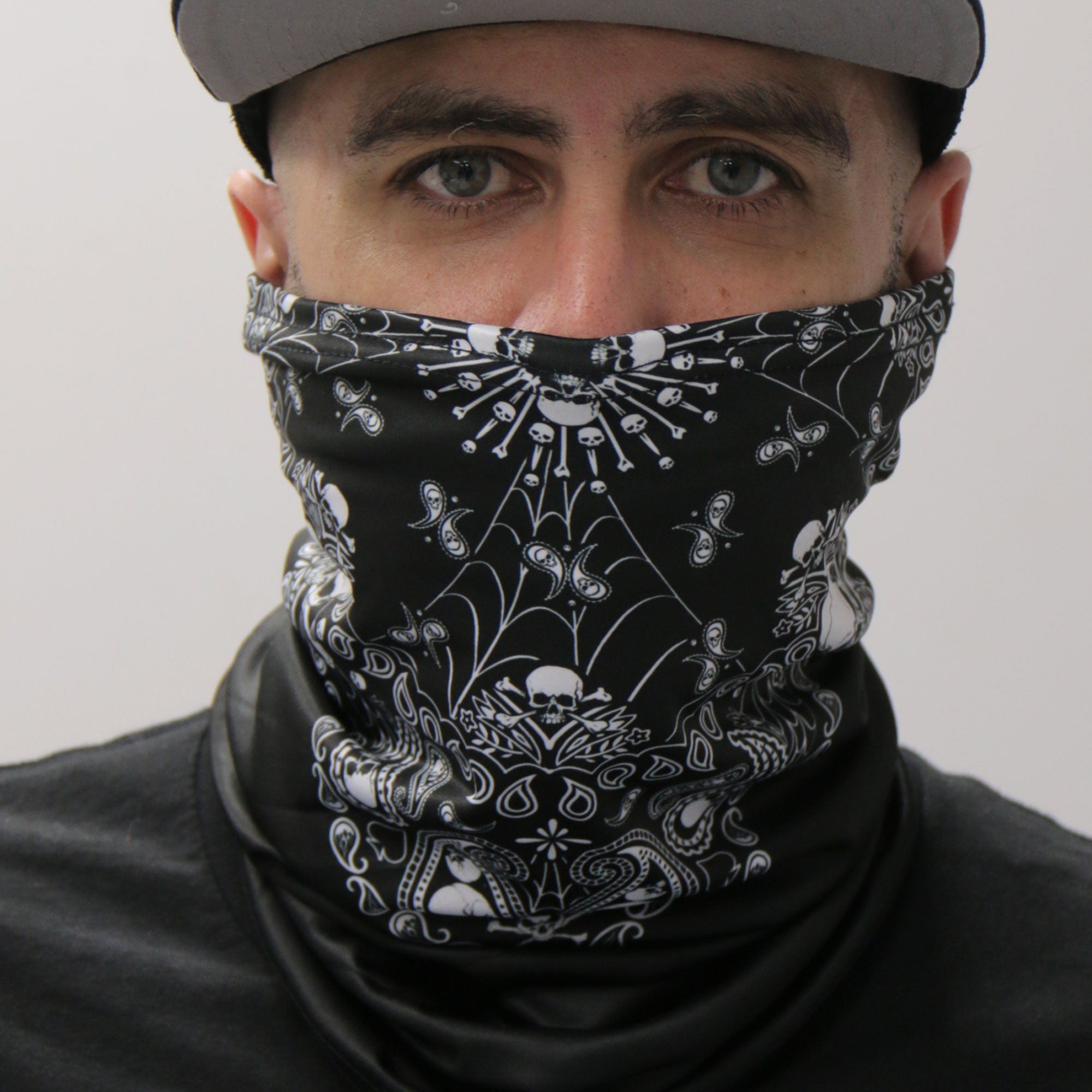 HWN2019 Skull Paisley Neck Gaiter Mask
