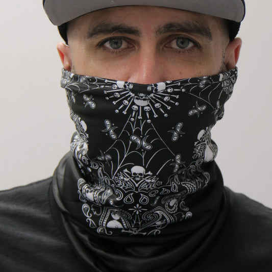 HWN2019 Skull Paisley Neck Gaiter Mask