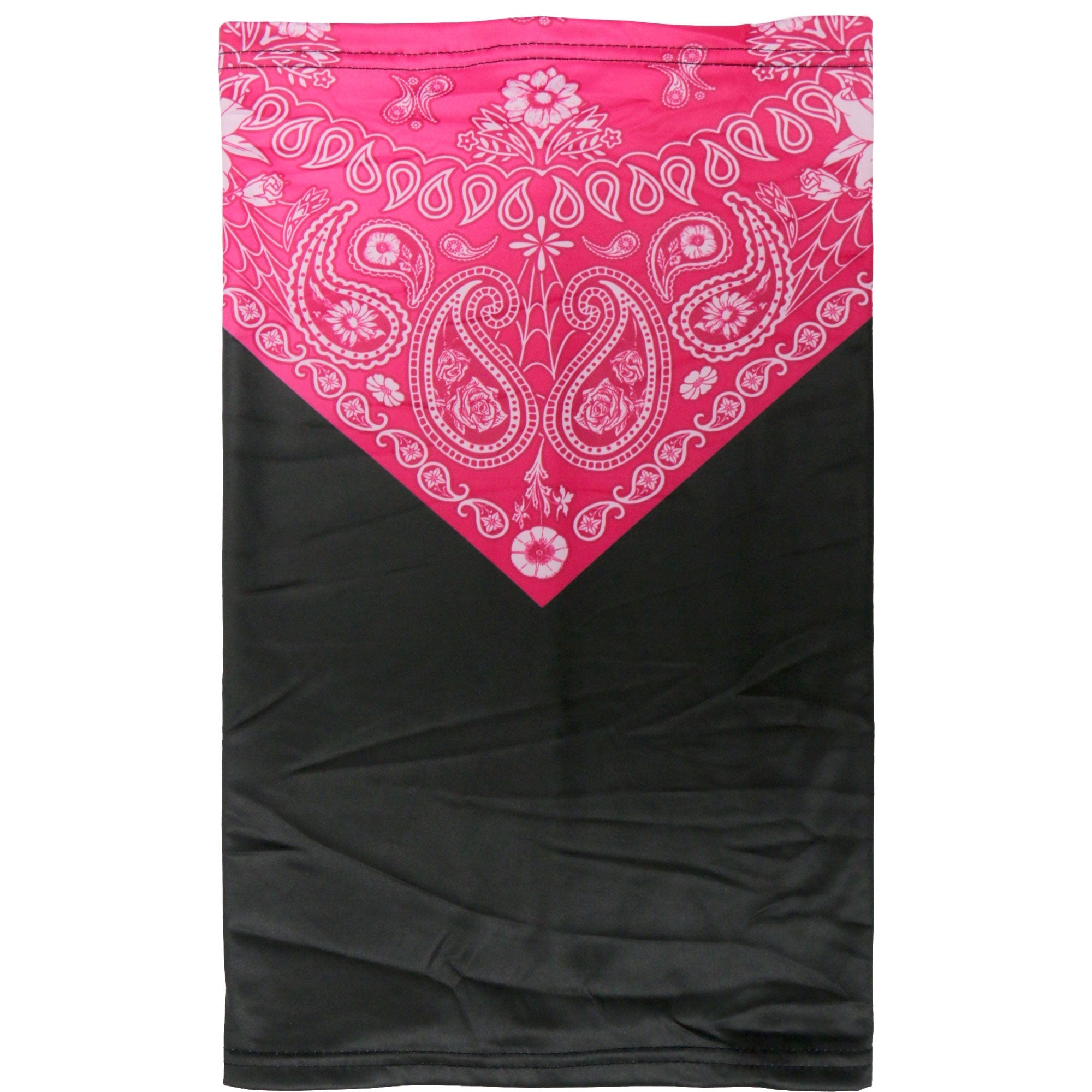 HWN2020 Pink Paisley Neck Gaiter Mask