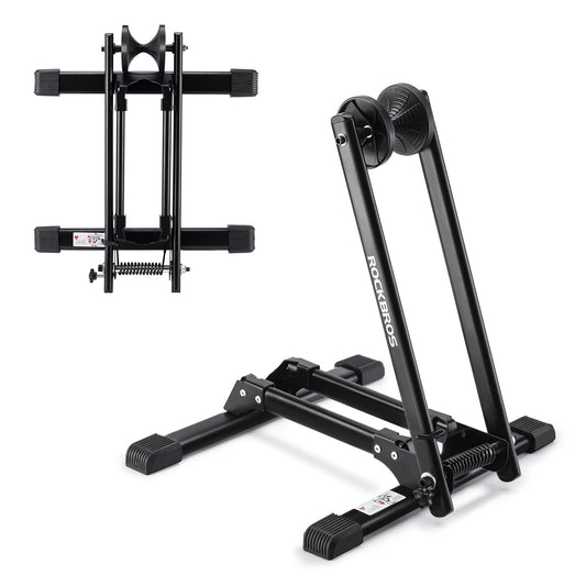 One-Second Foldable Push-In Bike Stand for 20"-29" Wheels