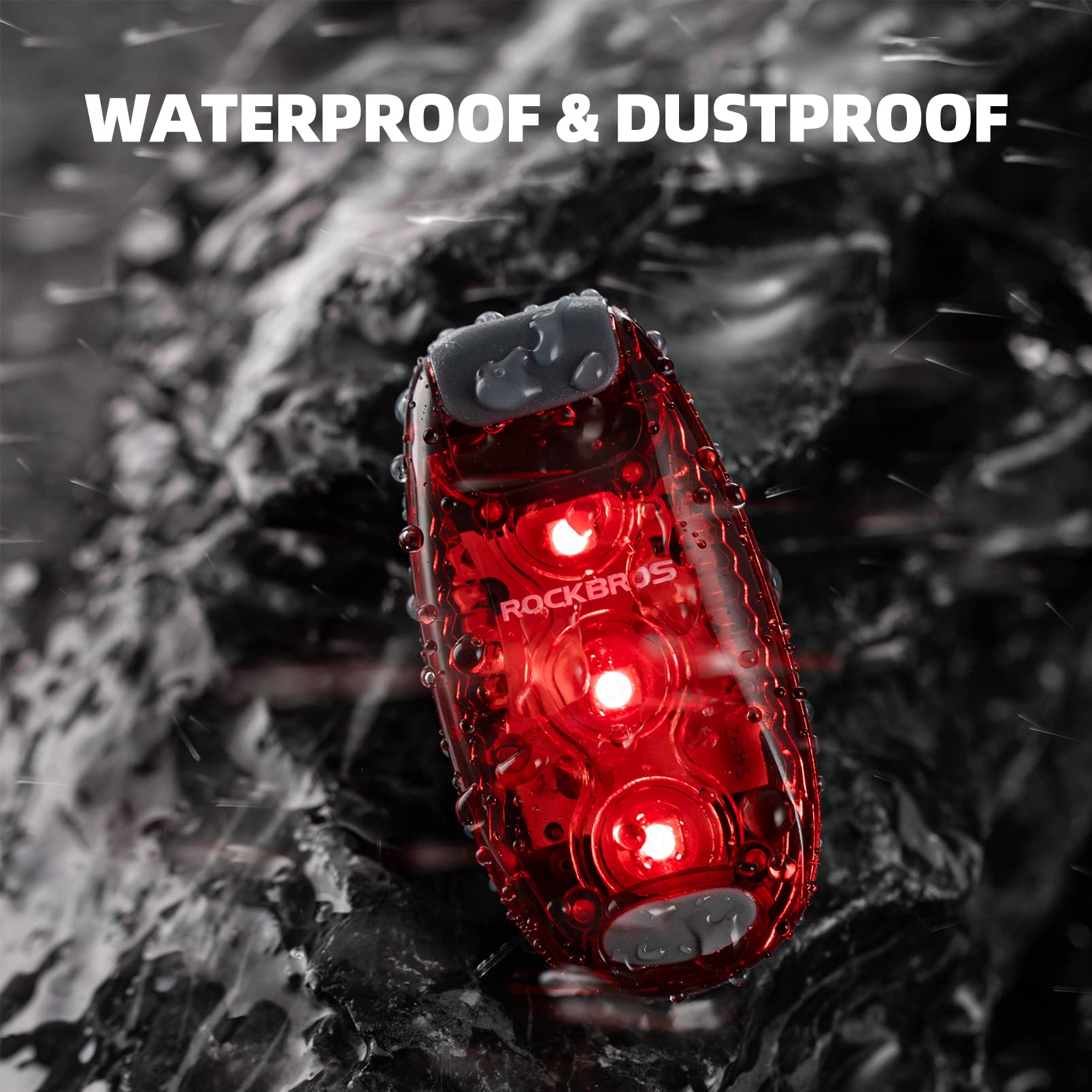 Clip-On Tail Light 3 Lighting Modes