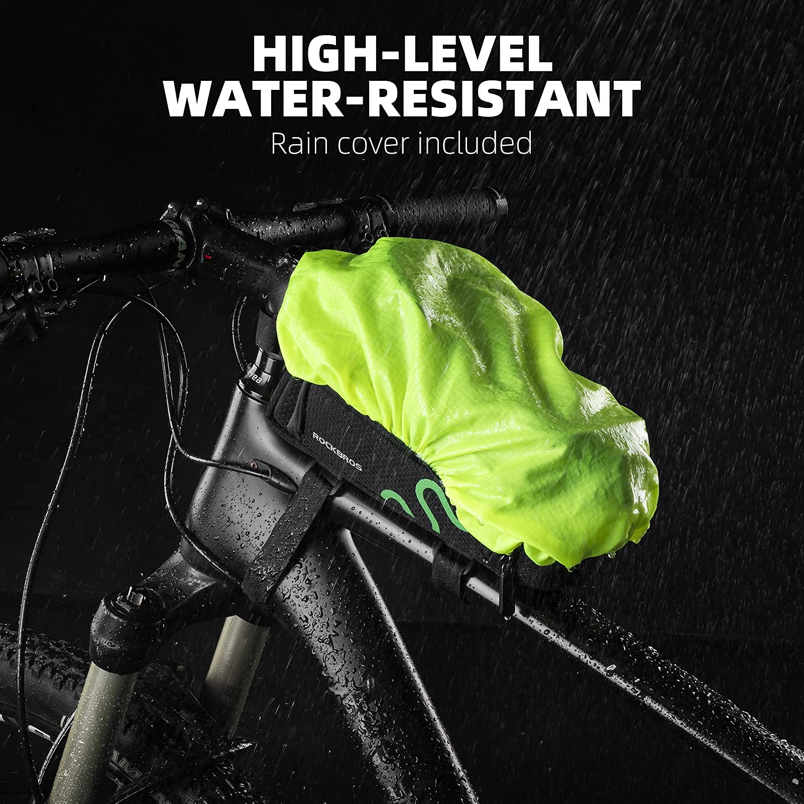 ROCKBROS Bike Phone Mount Frame Bag Bike Bicycle Phone Holder with Side Bags