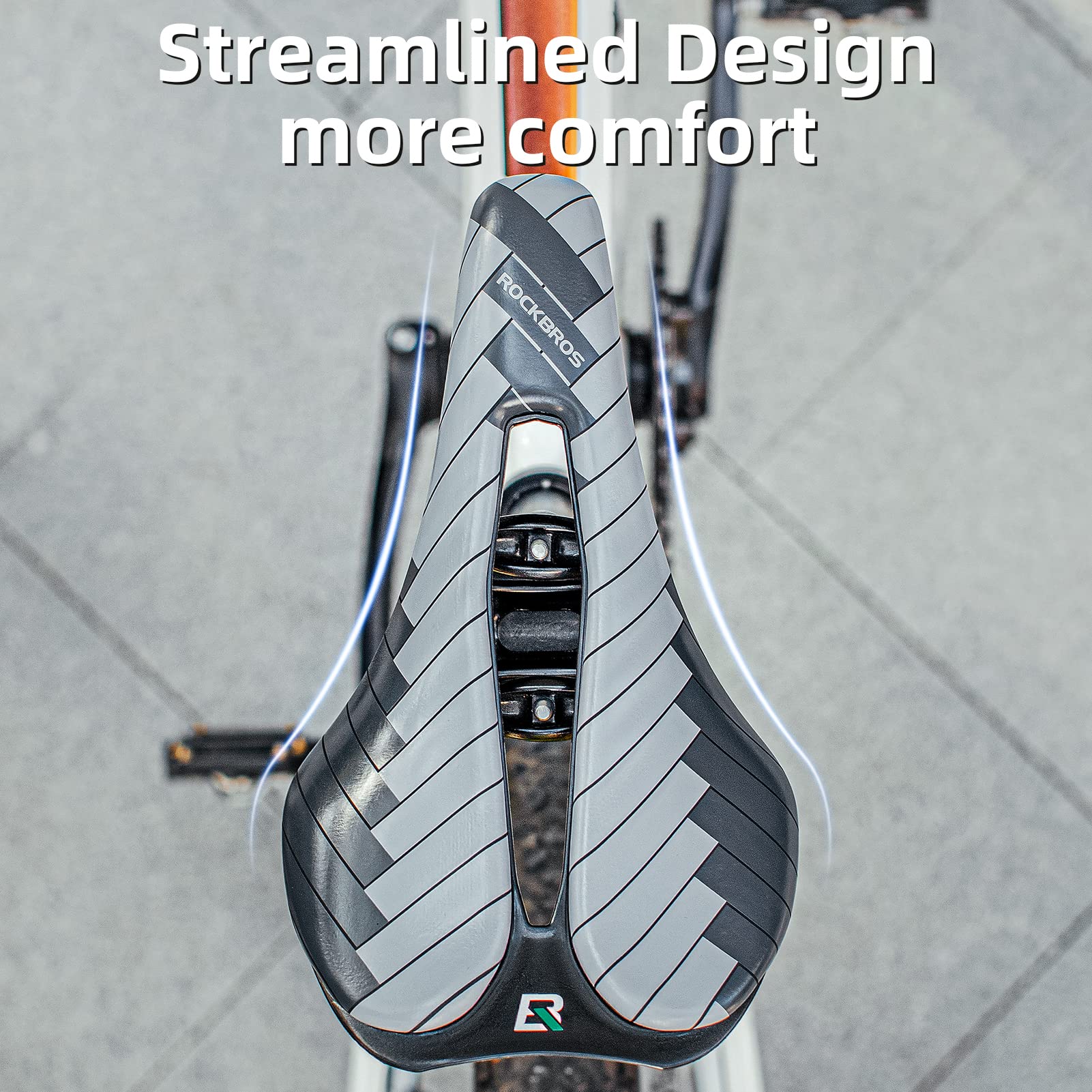 ROCKBROS Bike Seat Bicycle Saddle Comfortable Memory TPU Cushion