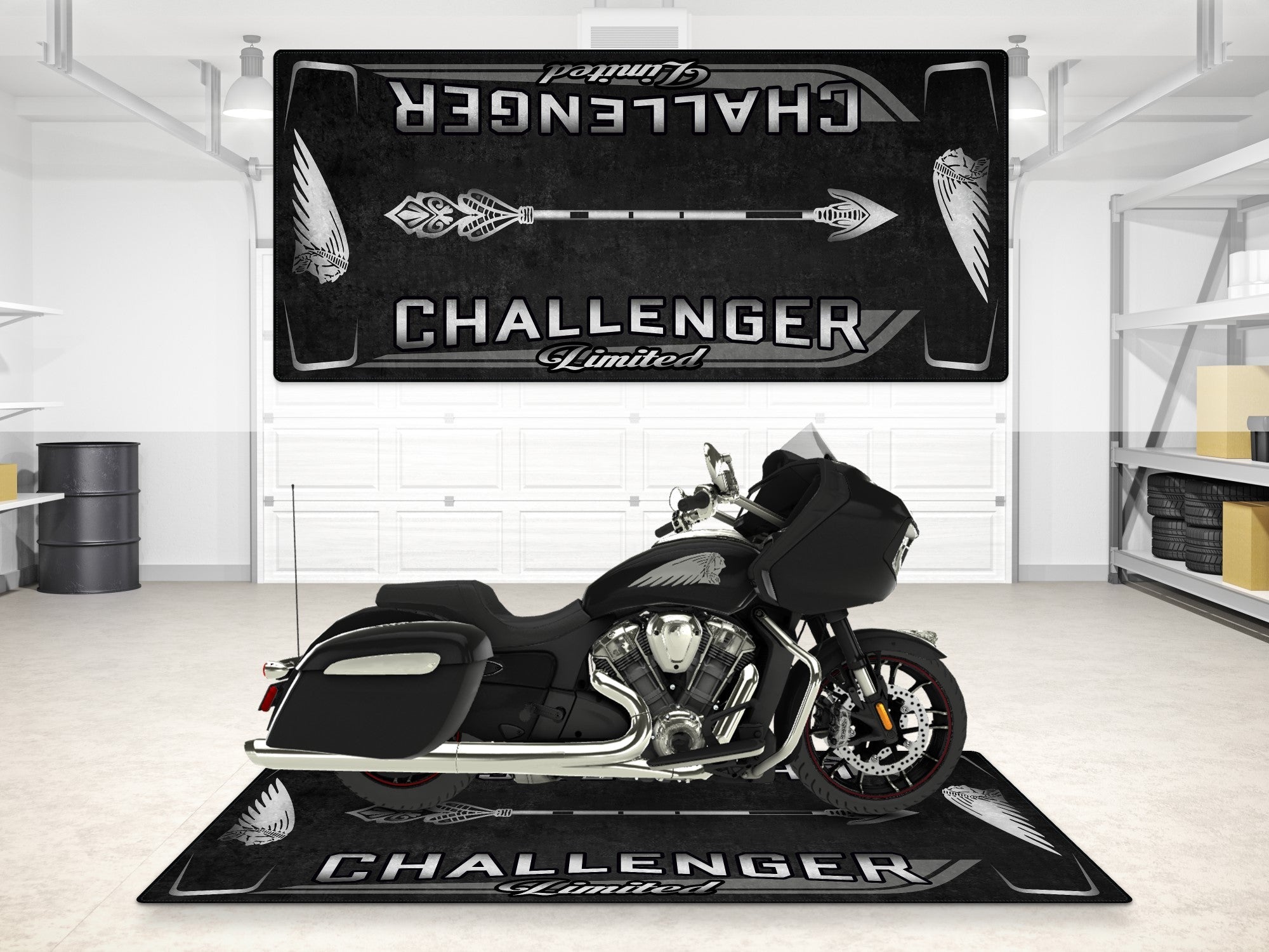 MPM Motorcycle Mat for Indian Challenger Limited - MM7333