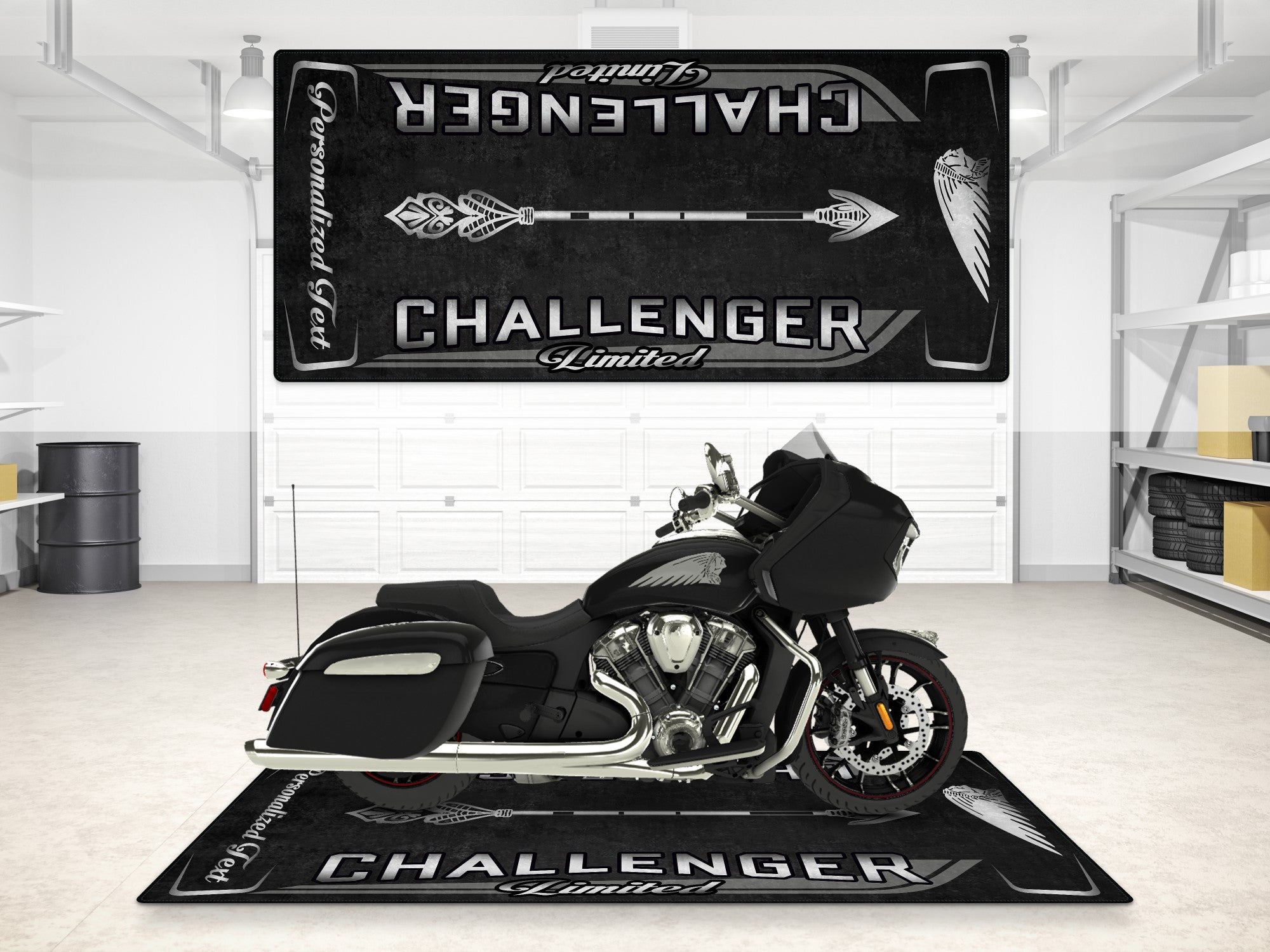 MPM Motorcycle Mat for Indian Challenger Limited - MM7333