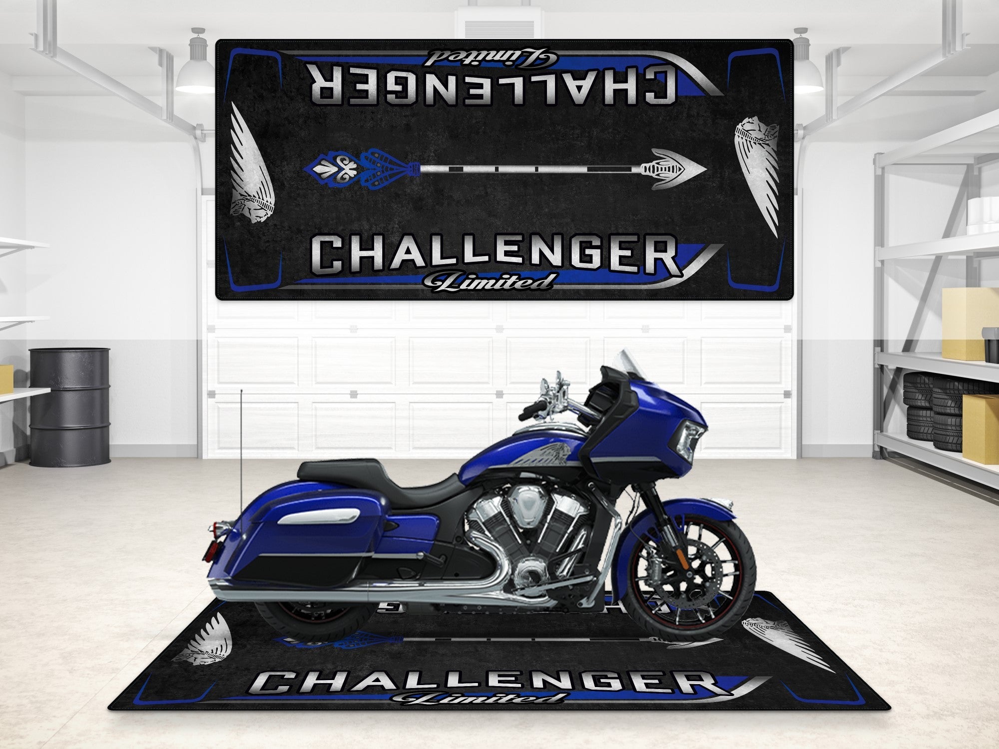 MPM Motorcycle Mat for Indian Challenger Limited - MM7333