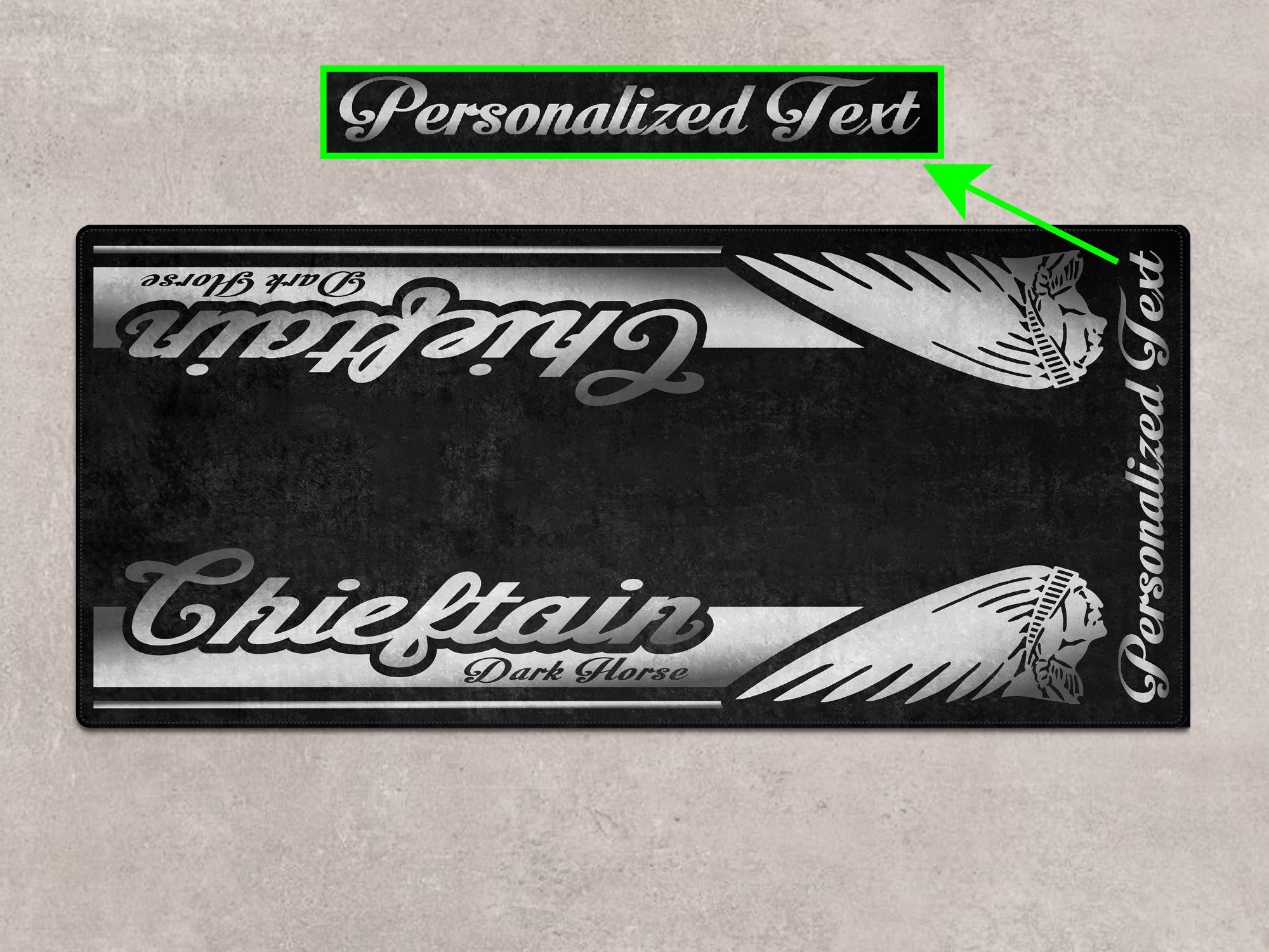 MPM Motorcycle Mat for Indian Chieftain Dark Horse - MM7328