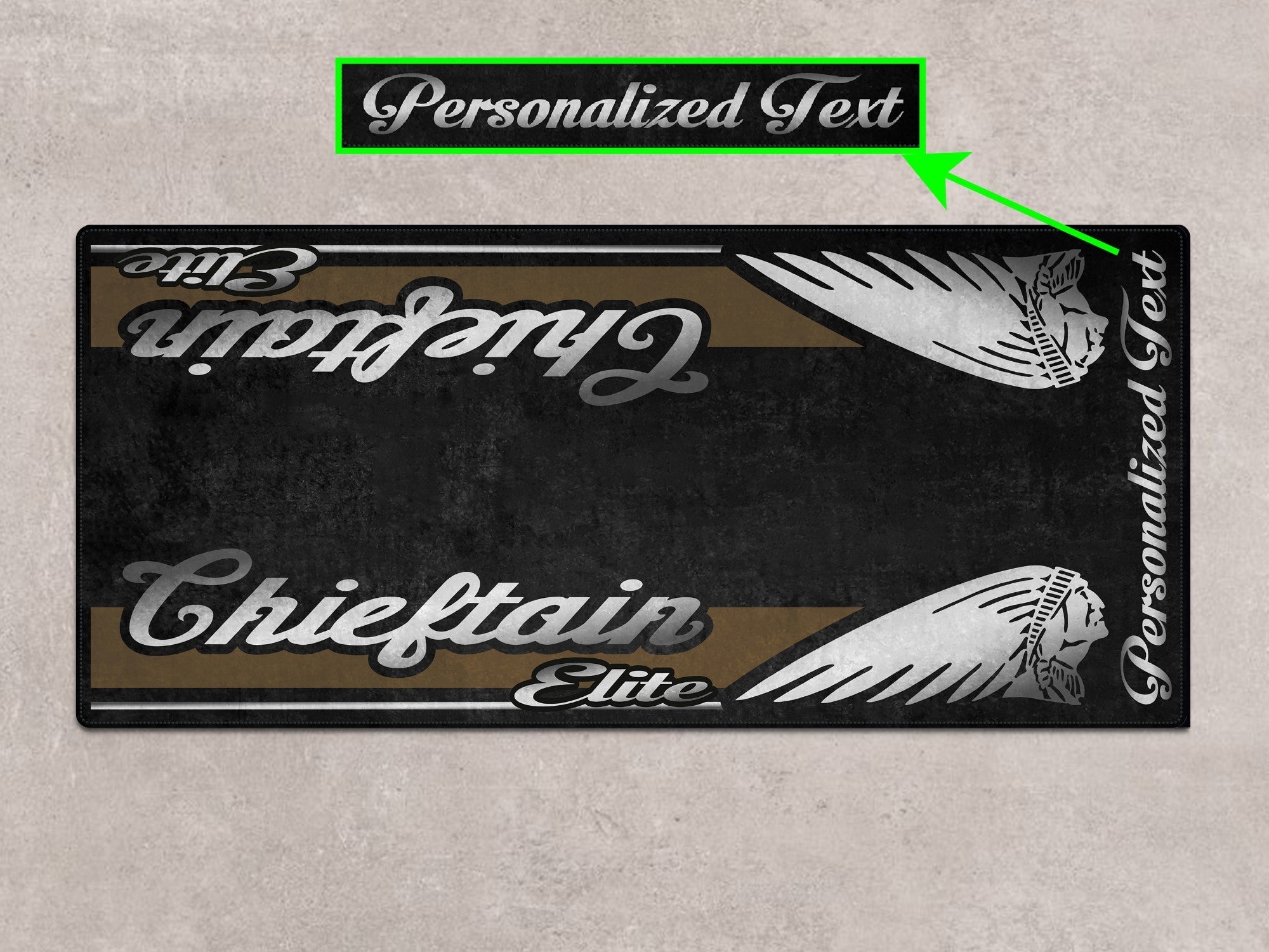 MPM Motorcycle Mat for Indian Chieftain Elite - MM7330