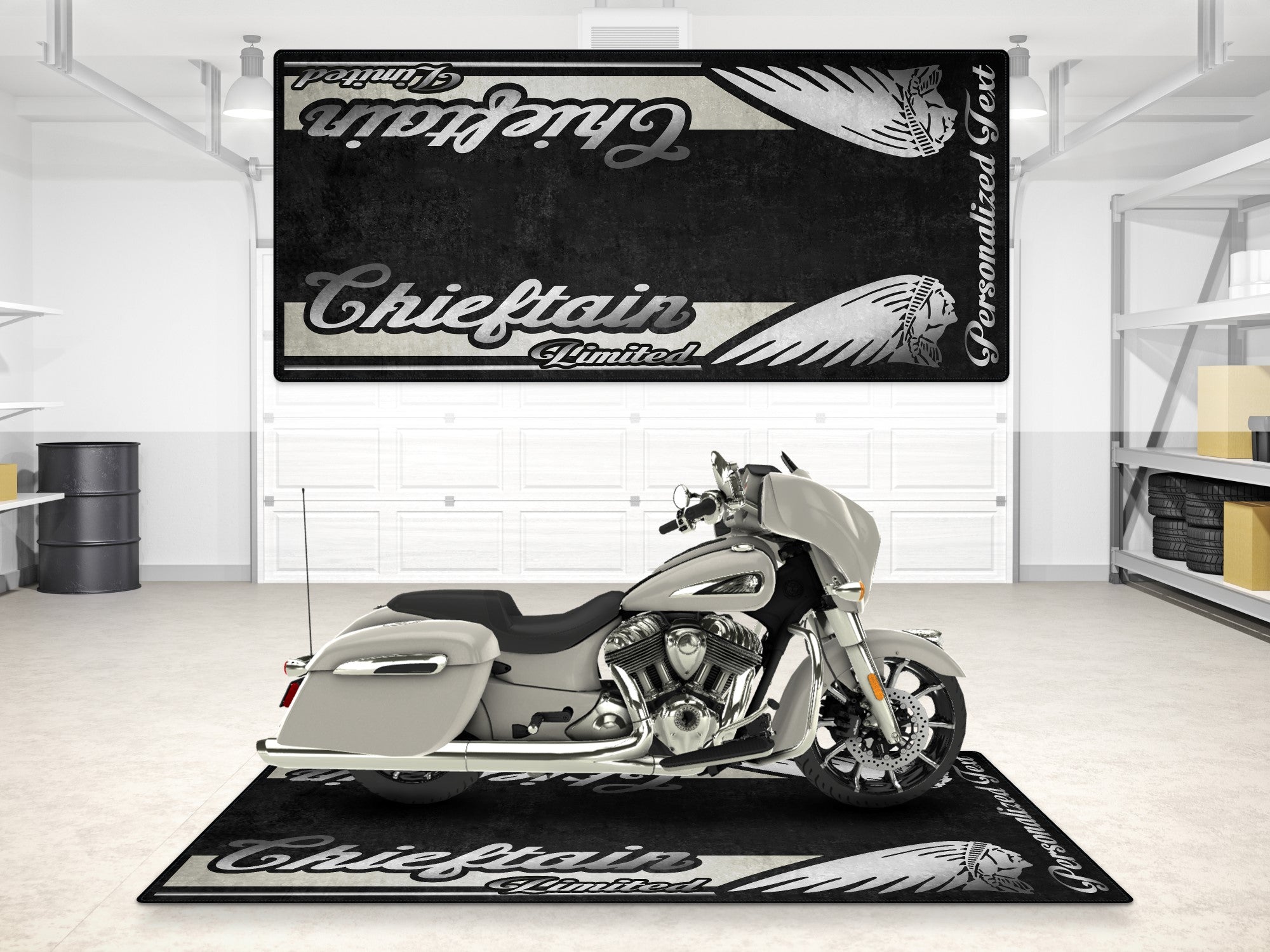 MPM Motorcycle Mat for Indian Chieftain Limited - MM7329
