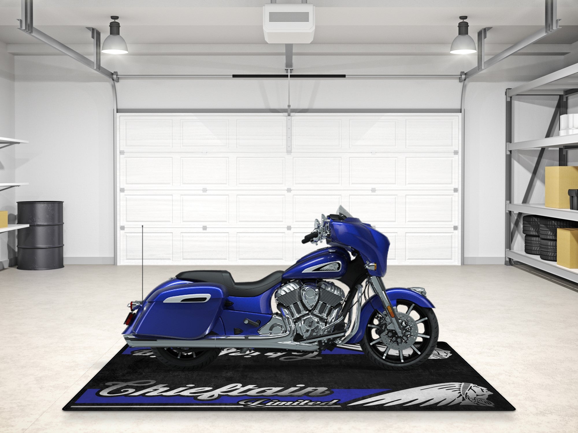 MPM Motorcycle Mat for Indian Chieftain Limited - MM7329