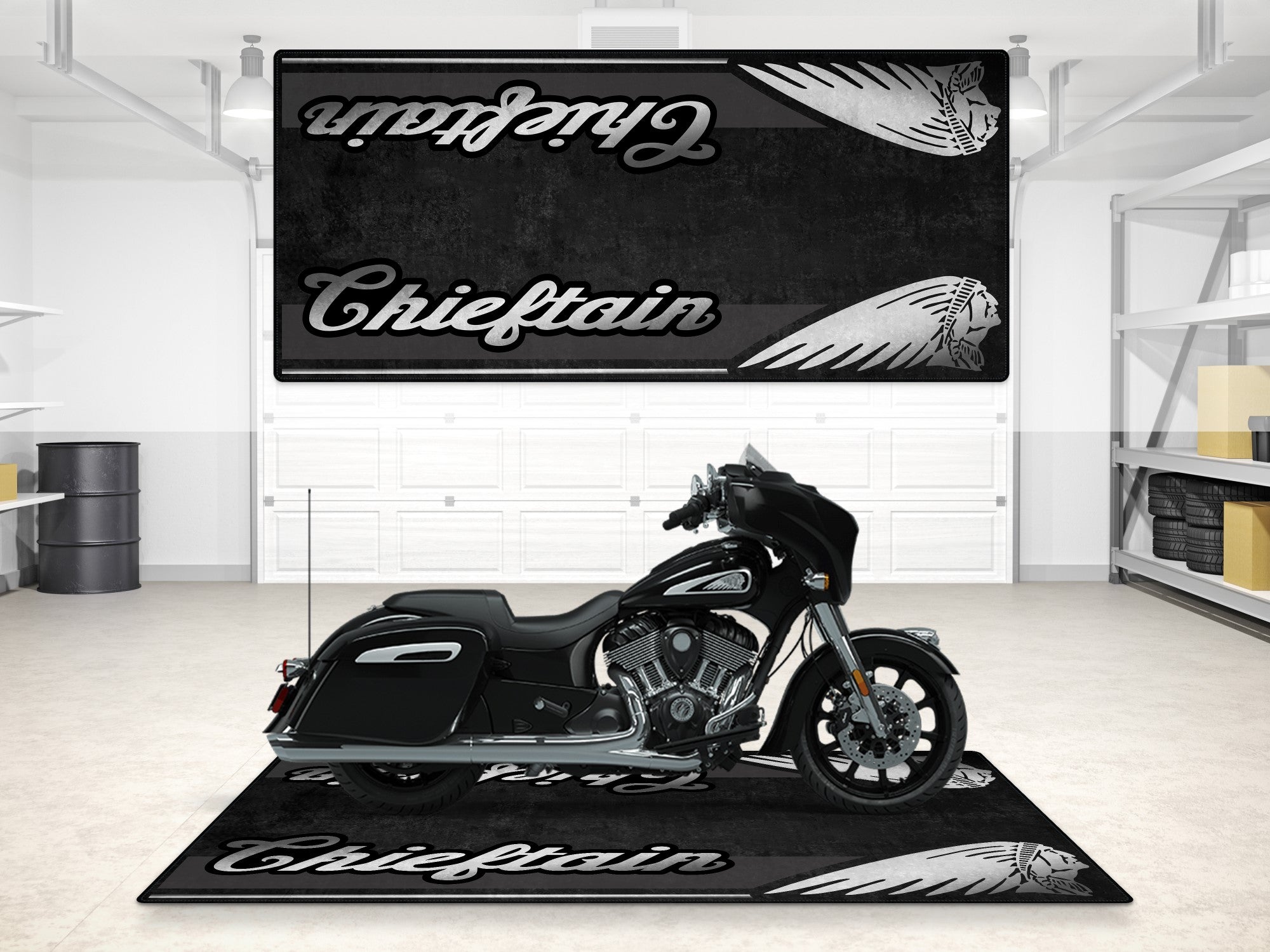 MPM Motorcycle Mat for Indian Chieftain - MM7327