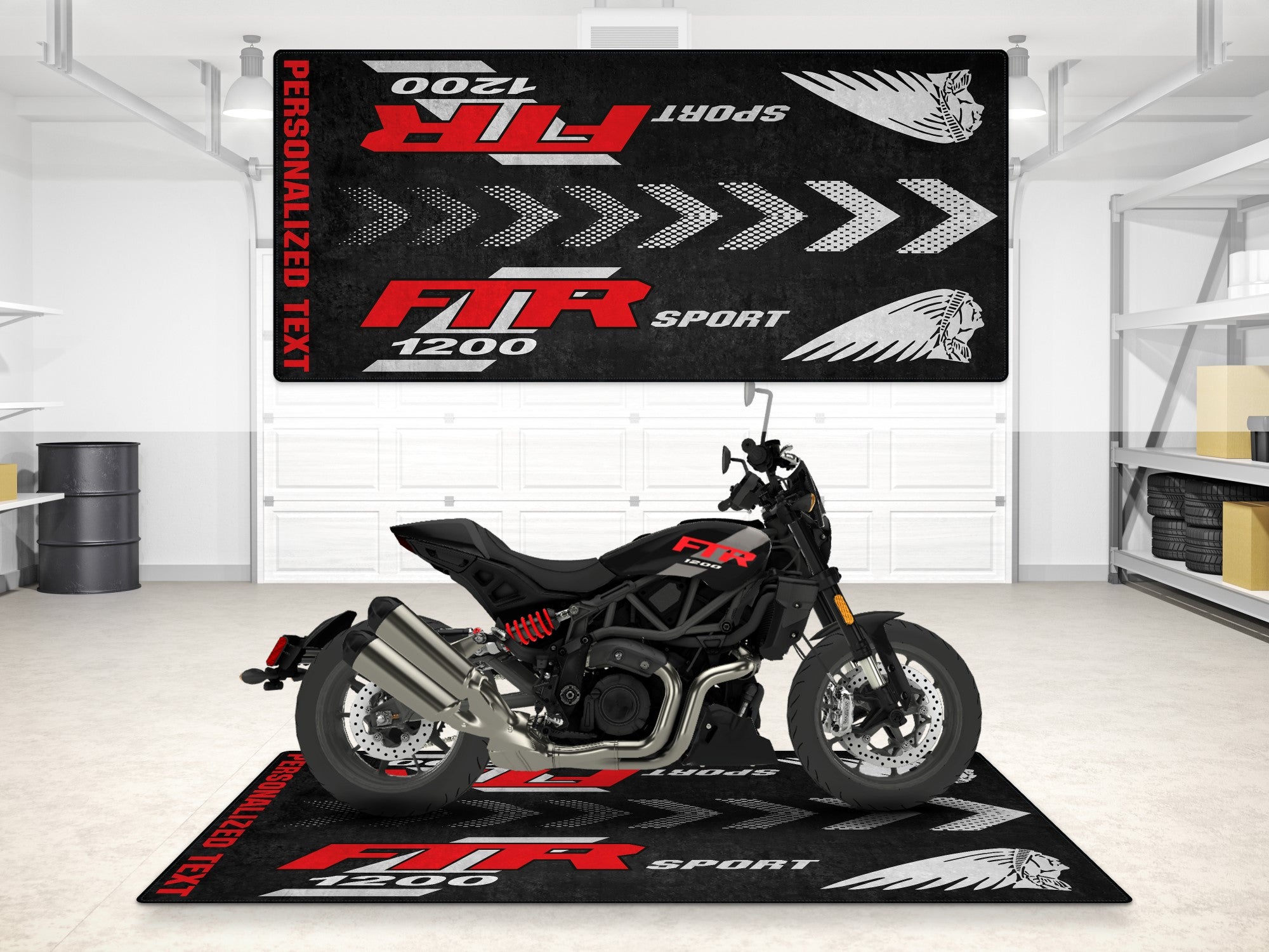 MPM Motorcycle Mat for Indian FTR Sport 1200 - MM7316