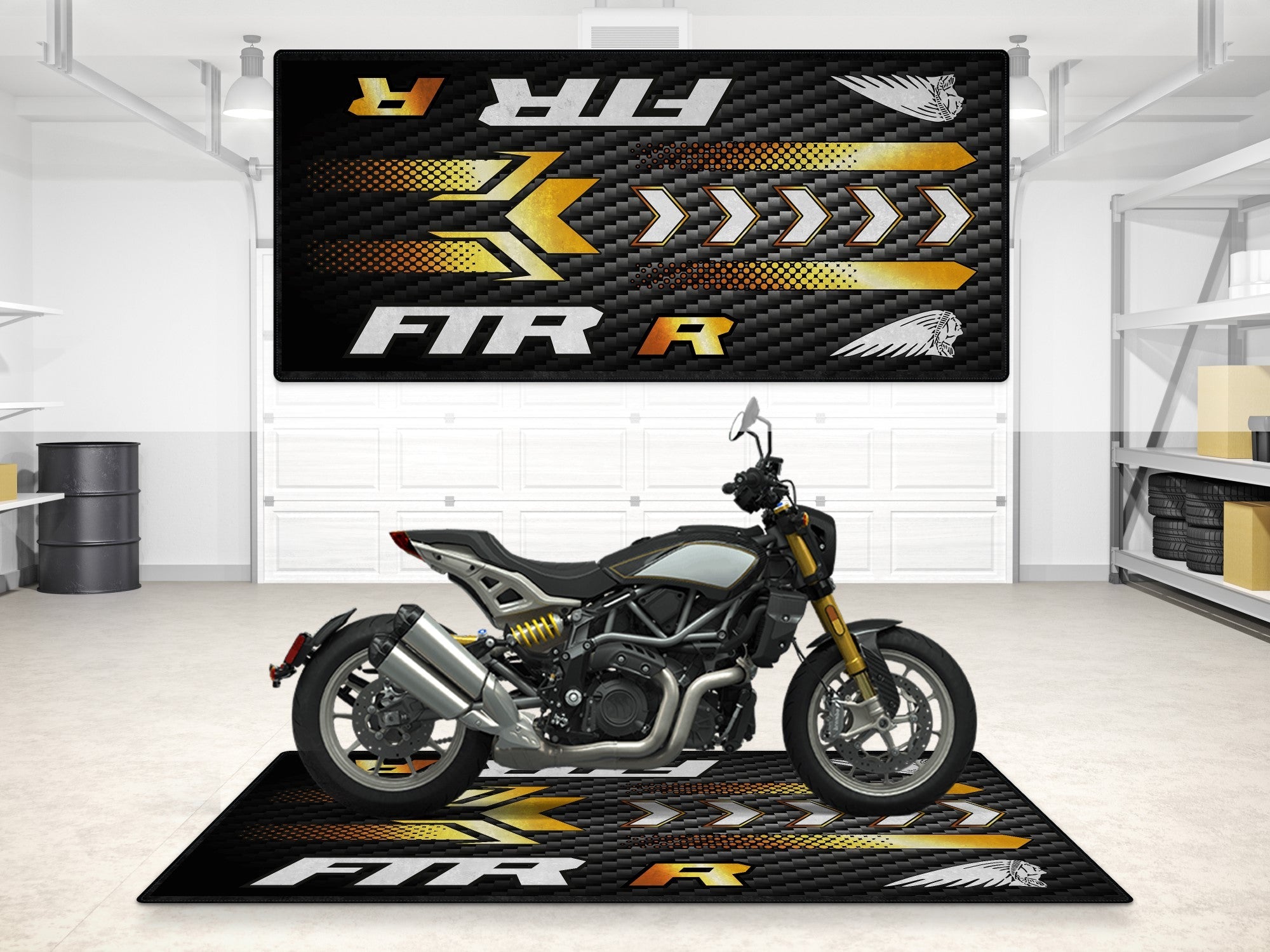 MPM Motorcycle Mat for Indian FTR Carbon 1200 - MM7317