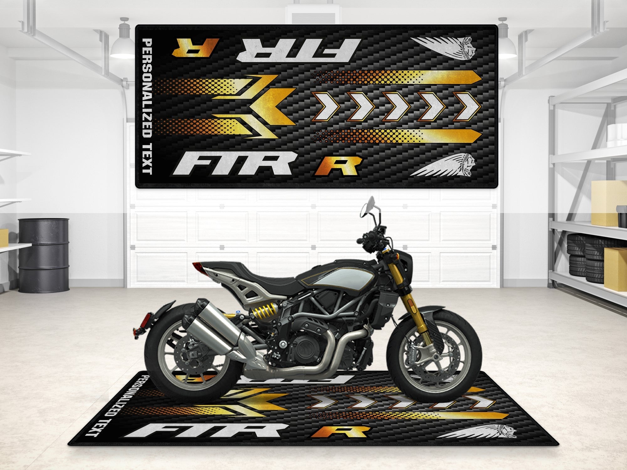 MPM Motorcycle Mat for Indian FTR Carbon 1200 - MM7317