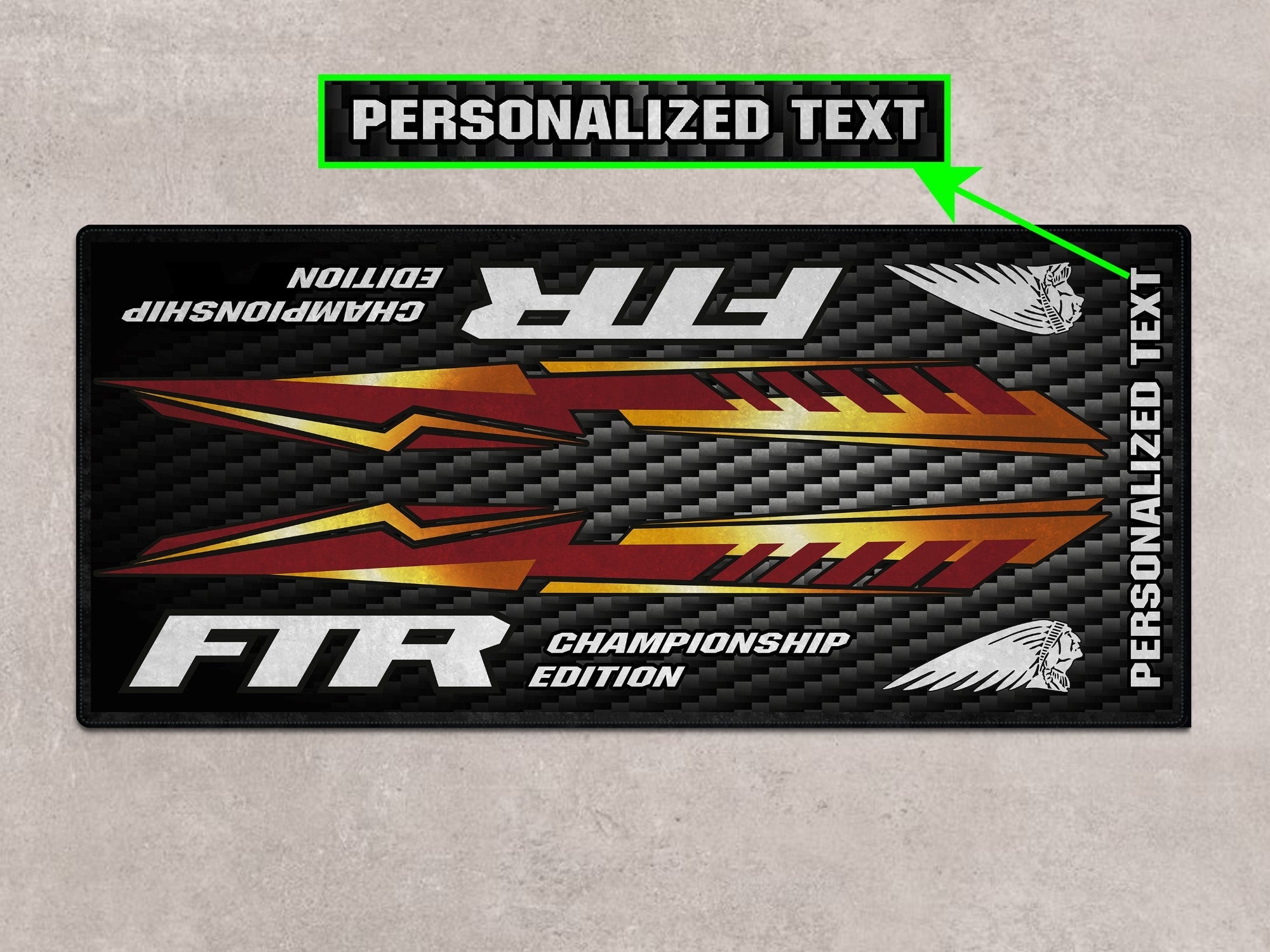 MPM Motorcycle Mat for Indian FTR Championship Edition - MM7319