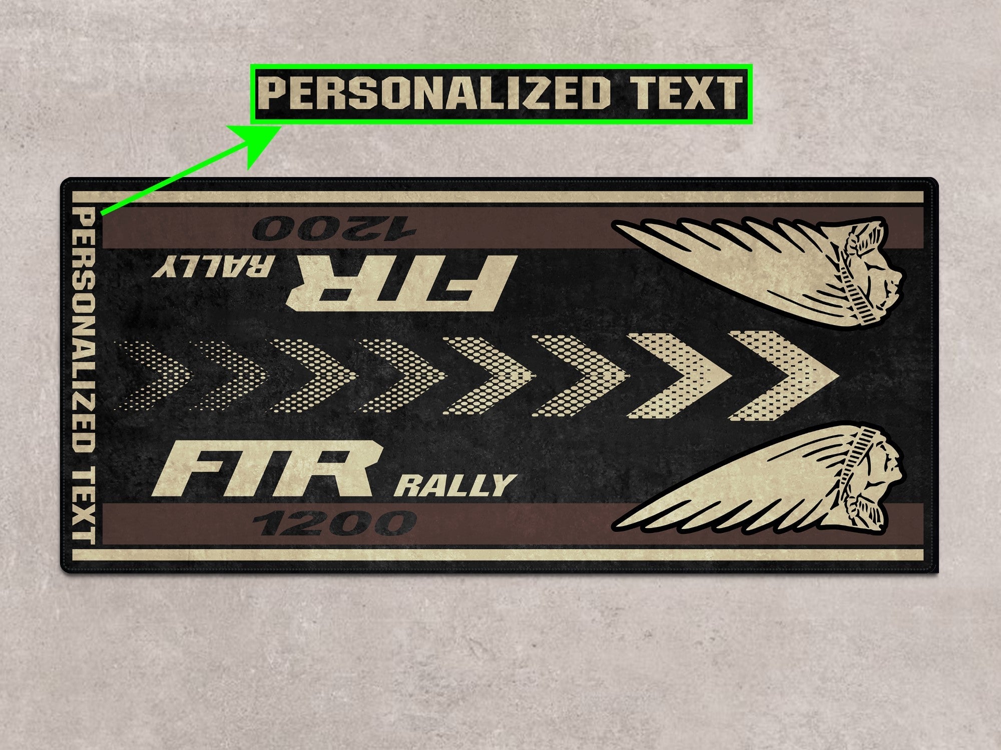 MPM Motorcycle Mat for Indian FTR Rally 1200 - MM7318