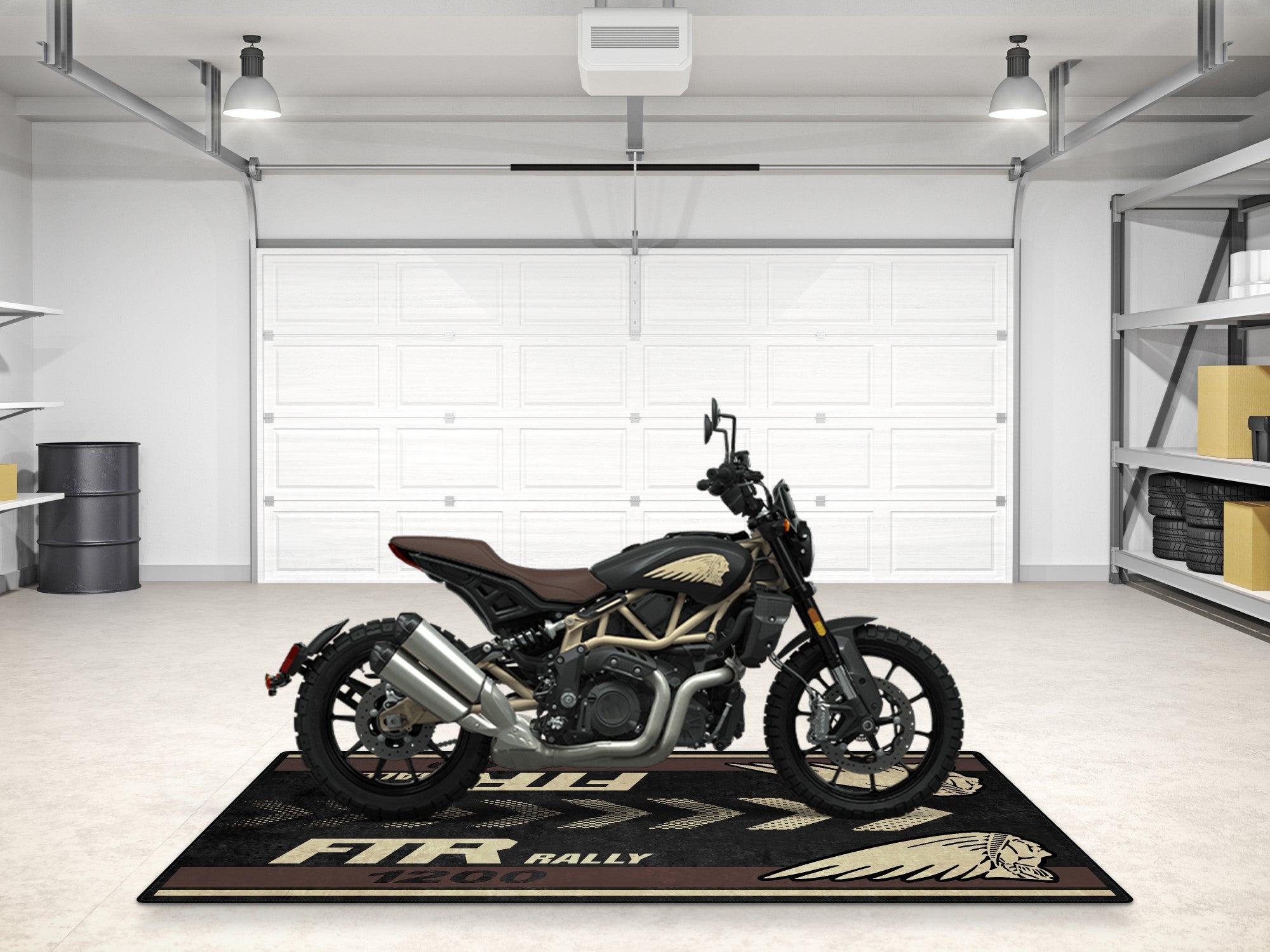 MPM Motorcycle Mat for Indian FTR Rally 1200 - MM7318