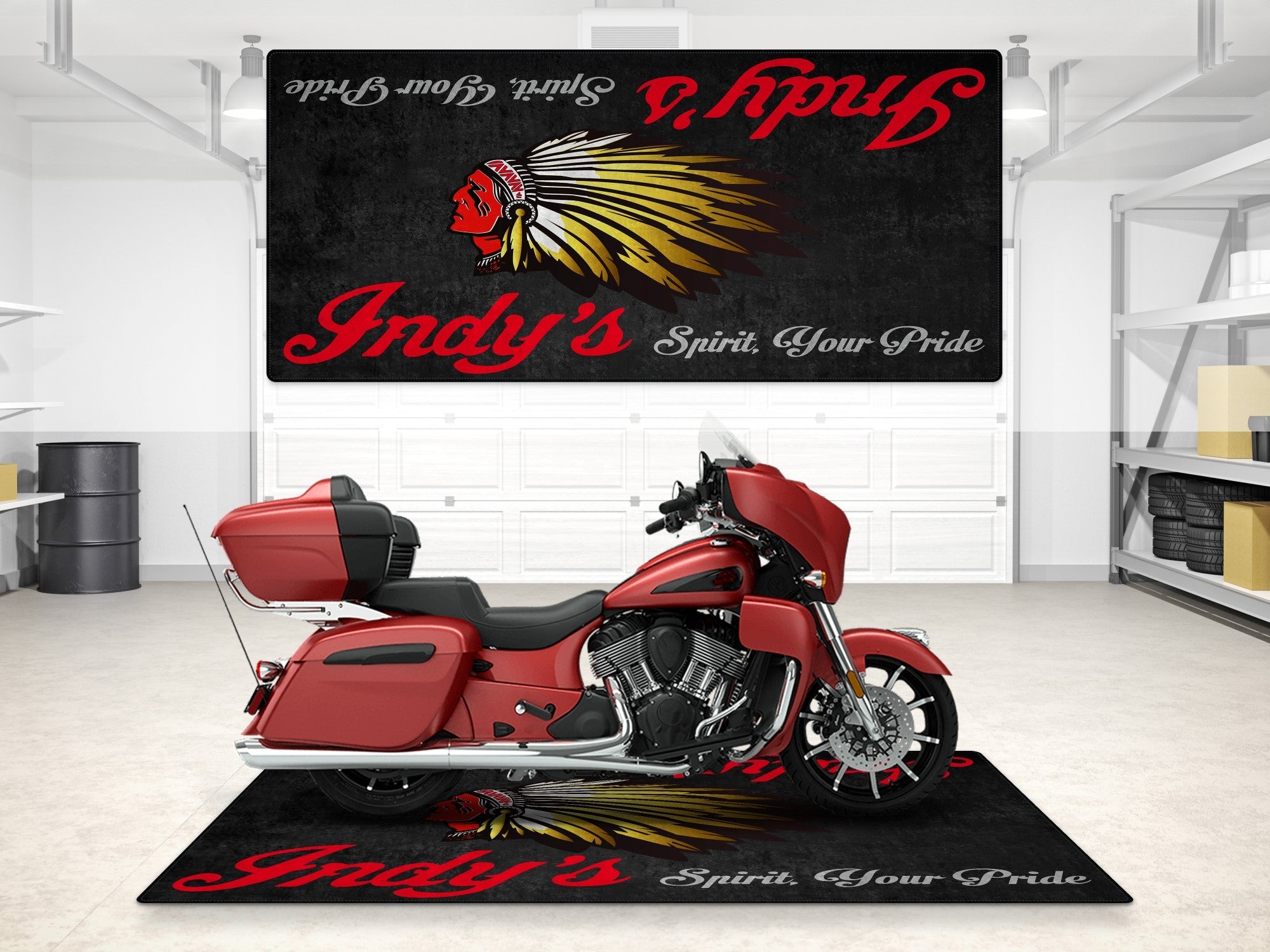 Custom Indian Motorcycle Rug MPM Motorcycle Mat for Indian - MM7273 – winxwheels