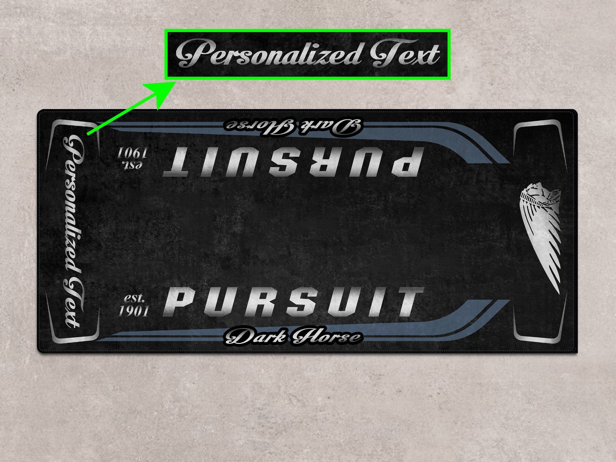 MPM Motorcycle Mat for Indian Pursuit Dark Horse - MM7339