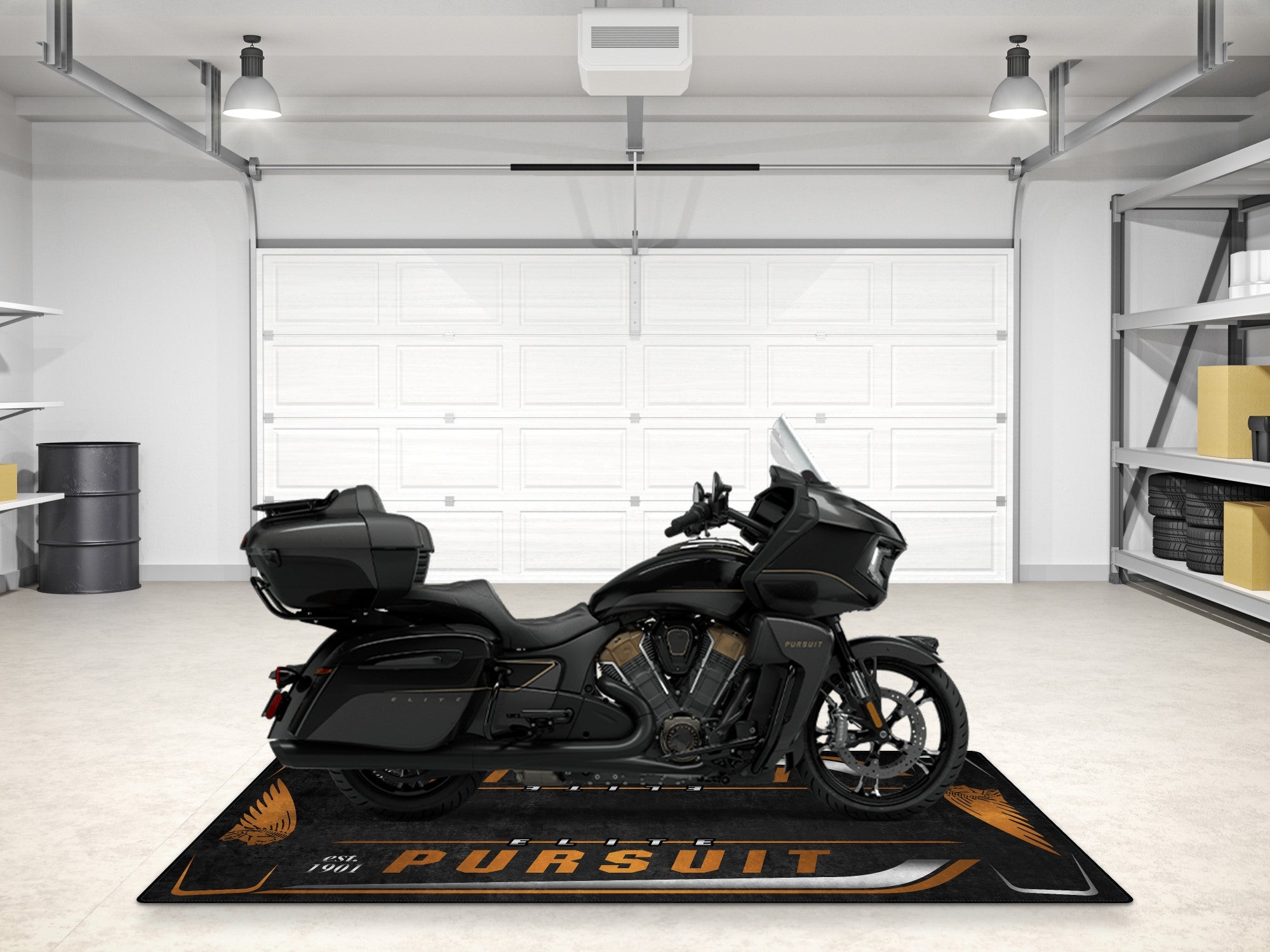 MPM Motorcycle Mat for Indian Pursuit Elite - MM7340