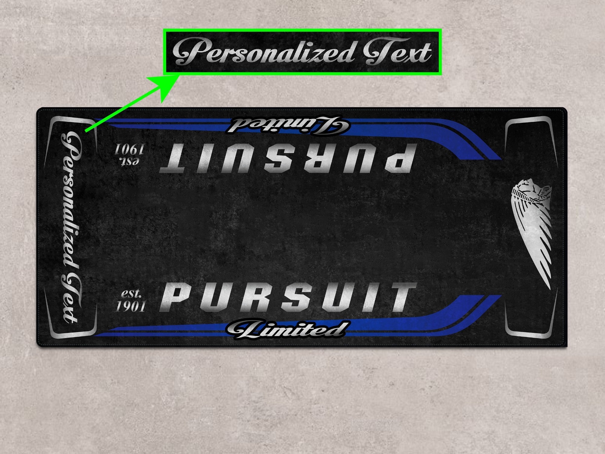 MPM Motorcycle Mat for Indian Pursuit Limited - MM7338