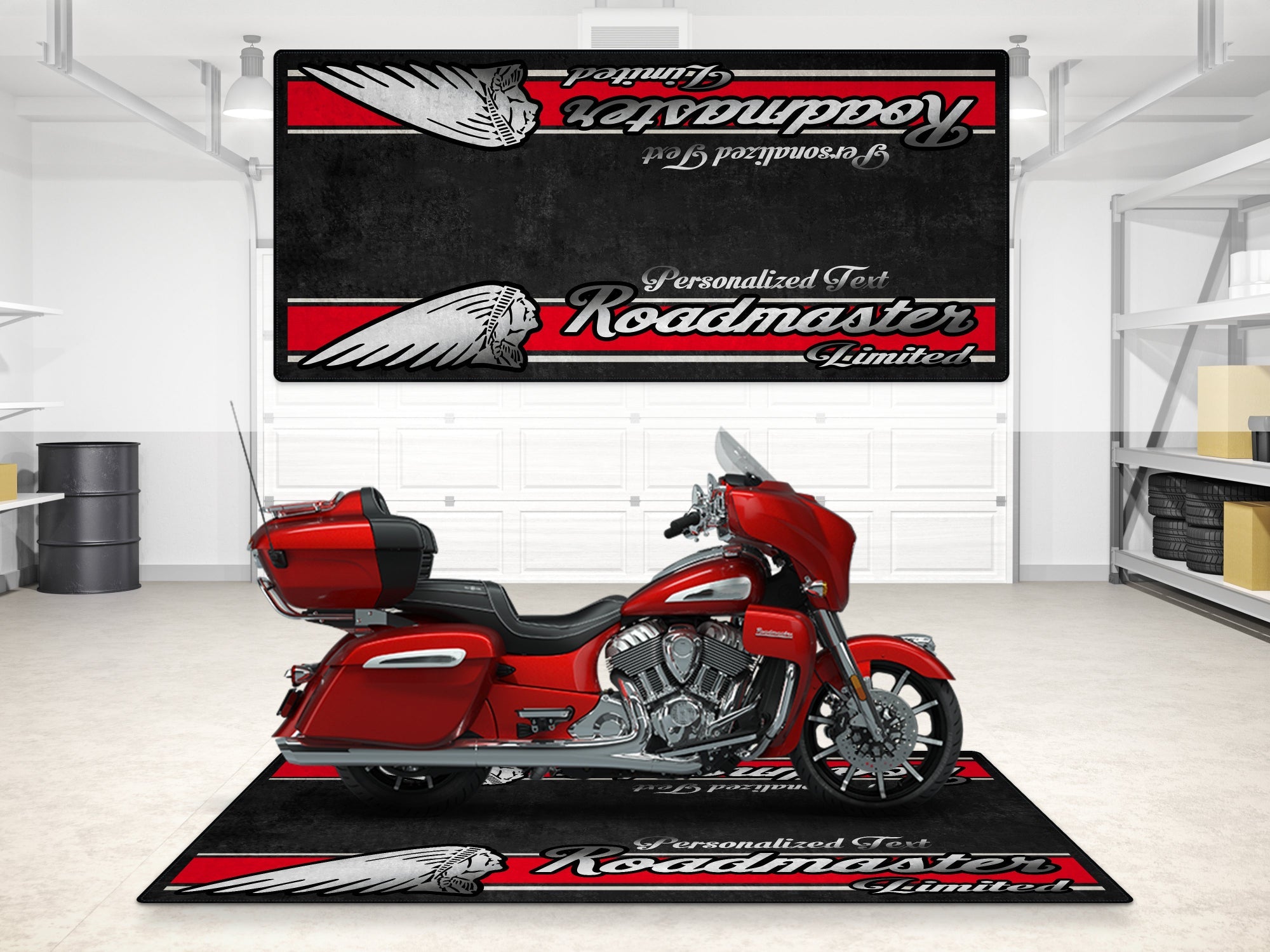 MPM Motorcycle Mat for Indian Roadmaster Limited - MM7336