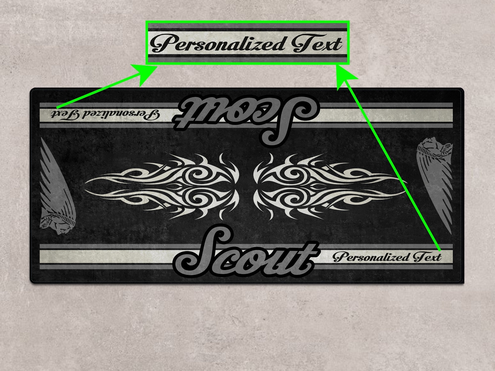 MPM Motorcycle Mat for Indian Scout Bobber - MM7321