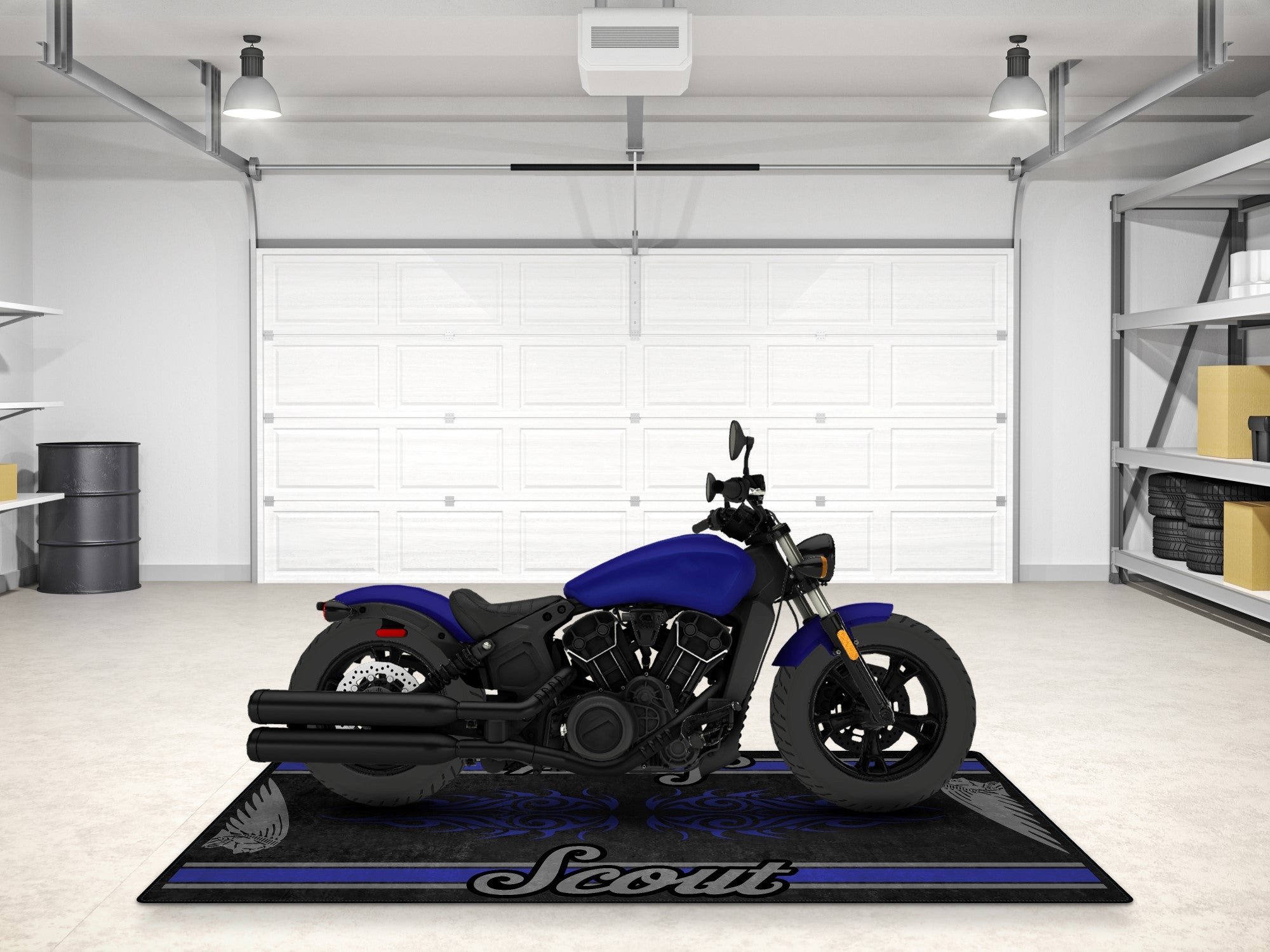 MPM Motorcycle Mat for Indian Scout Bobber Sixty - MM7320