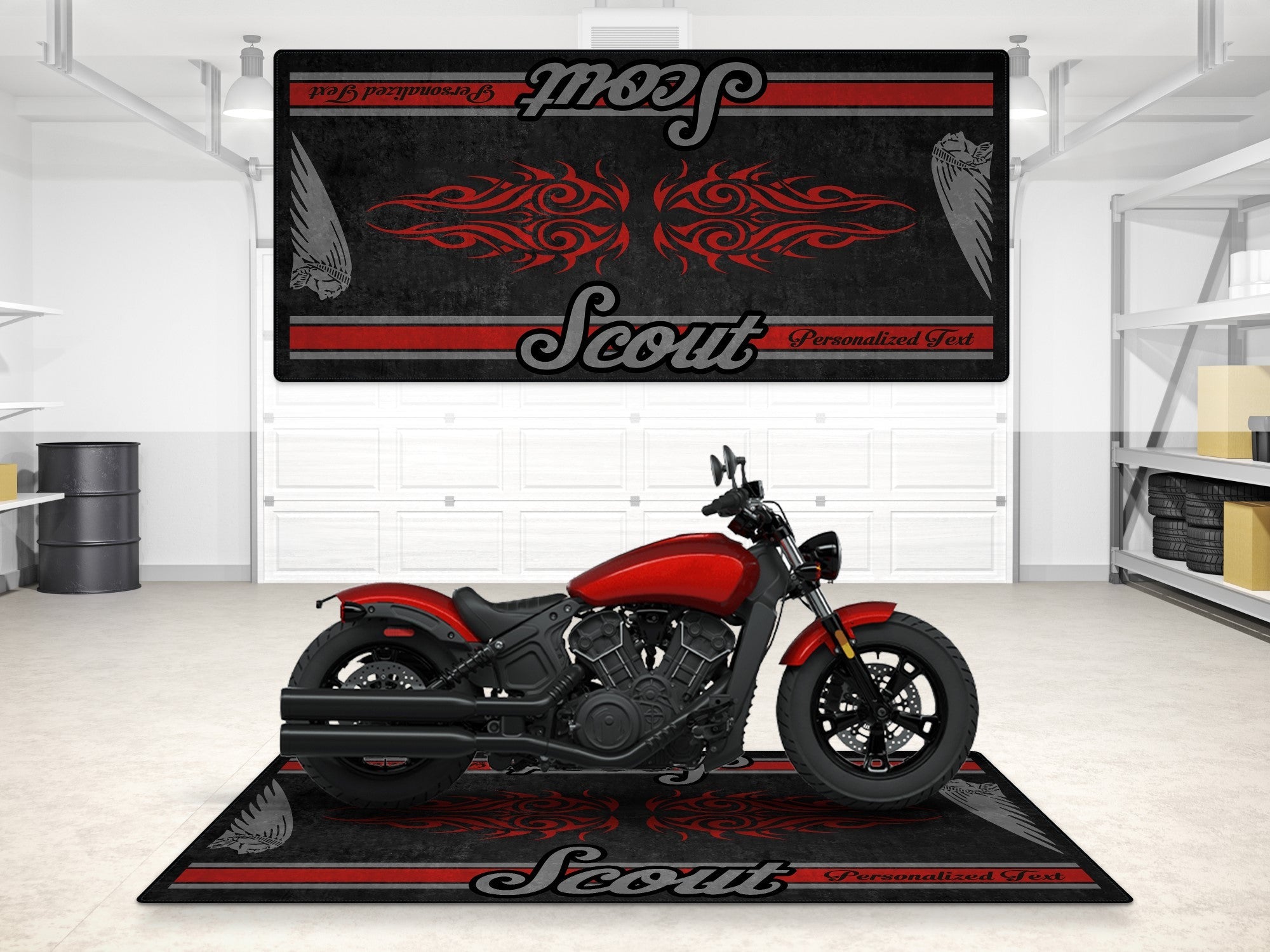 MPM Motorcycle Mat for Indian Scout Bobber Sixty - MM7320