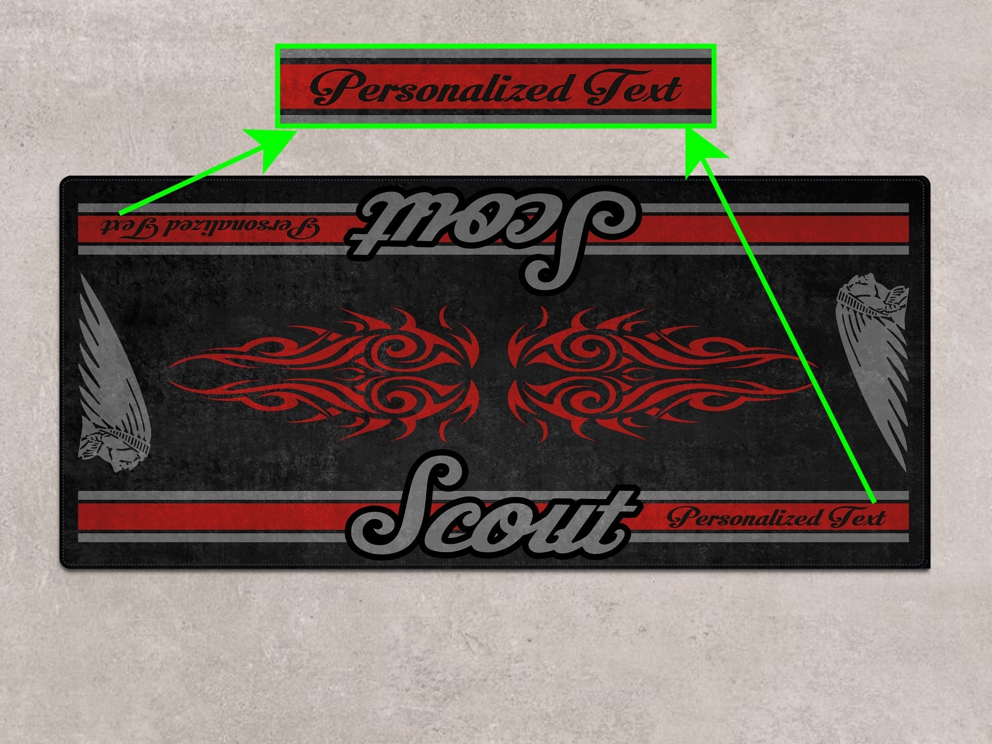 MPM Motorcycle Mat for Indian Scout Bobber Sixty - MM7320