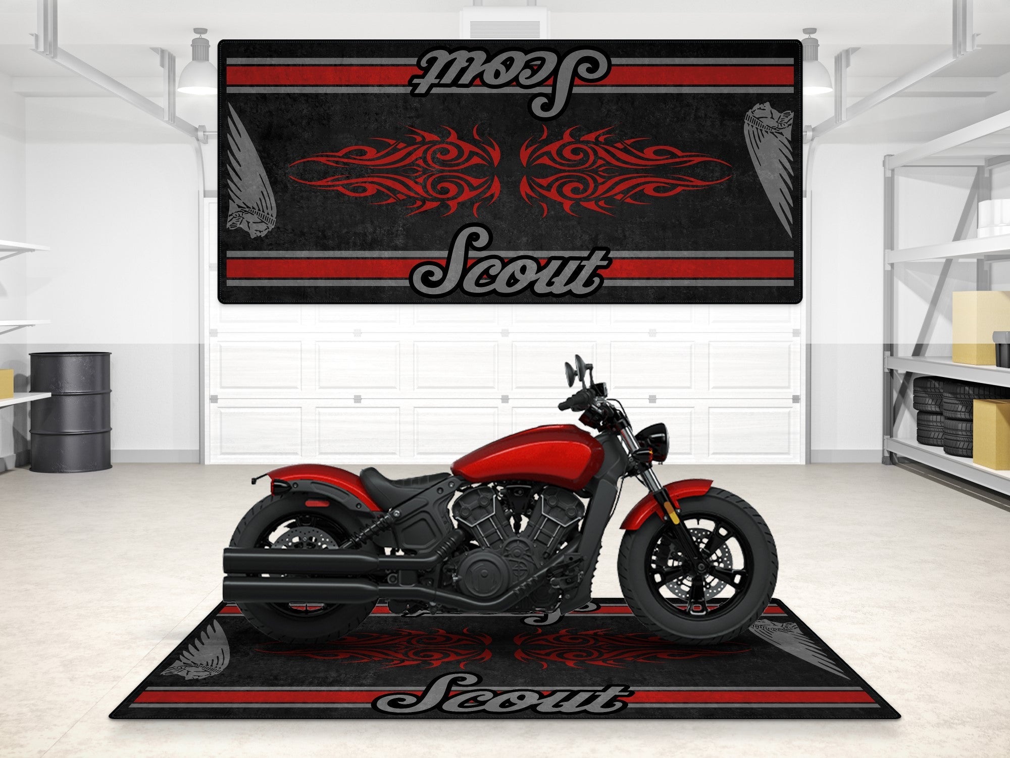 MPM Motorcycle Mat for Indian Scout Bobber Sixty - MM7320