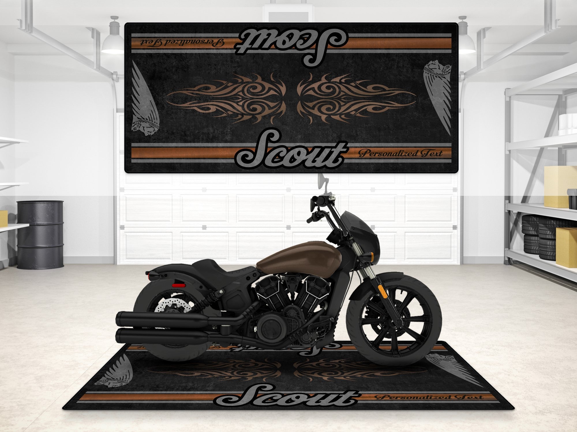 MPM Motorcycle Mat for Indian Scout Rogue Sixty - MM7324