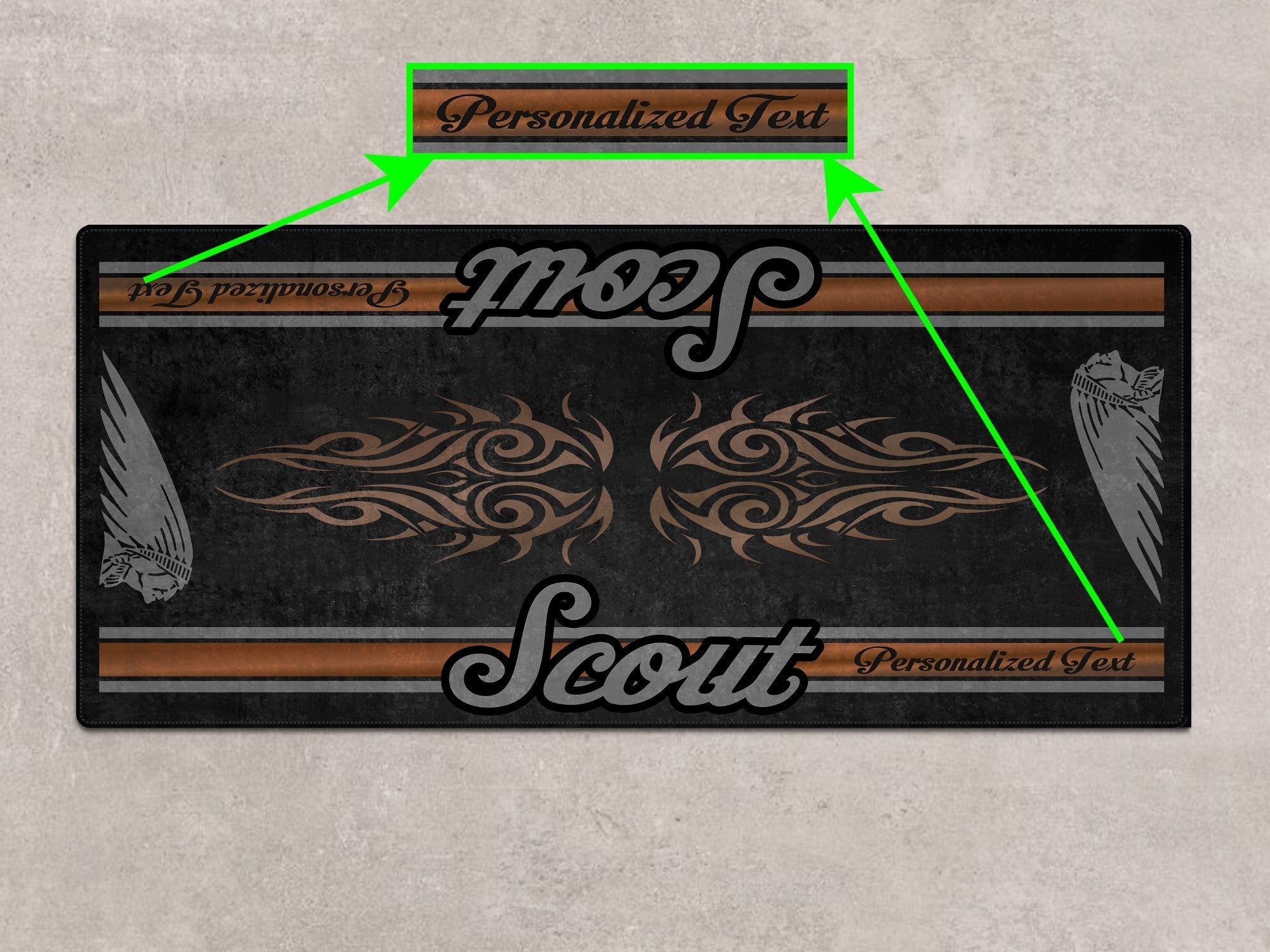 MPM Motorcycle Mat for Indian Scout Rogue Sixty - MM7324