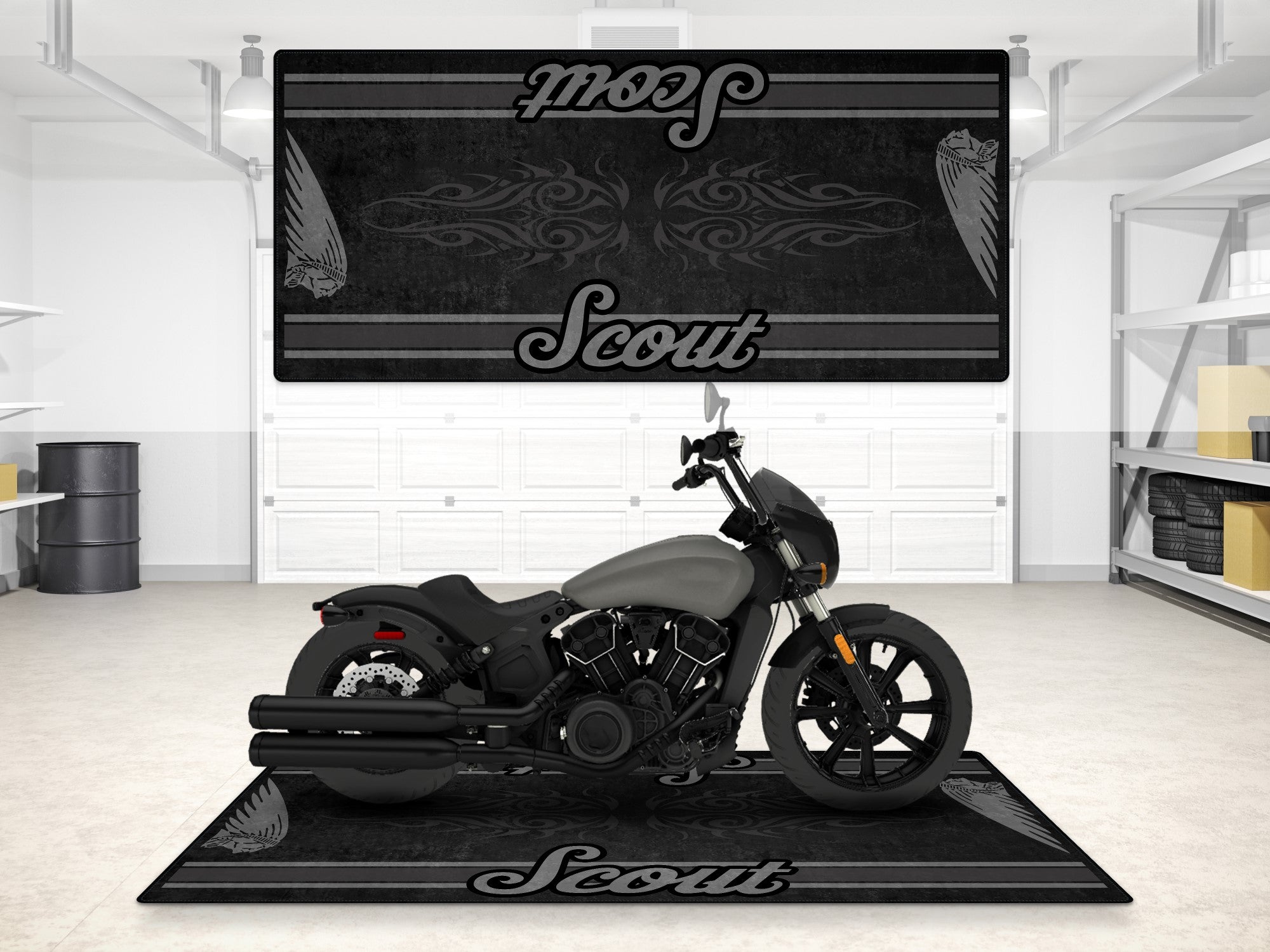 MPM Motorcycle Mat for Indian Scout Rogue Sixty - MM7324