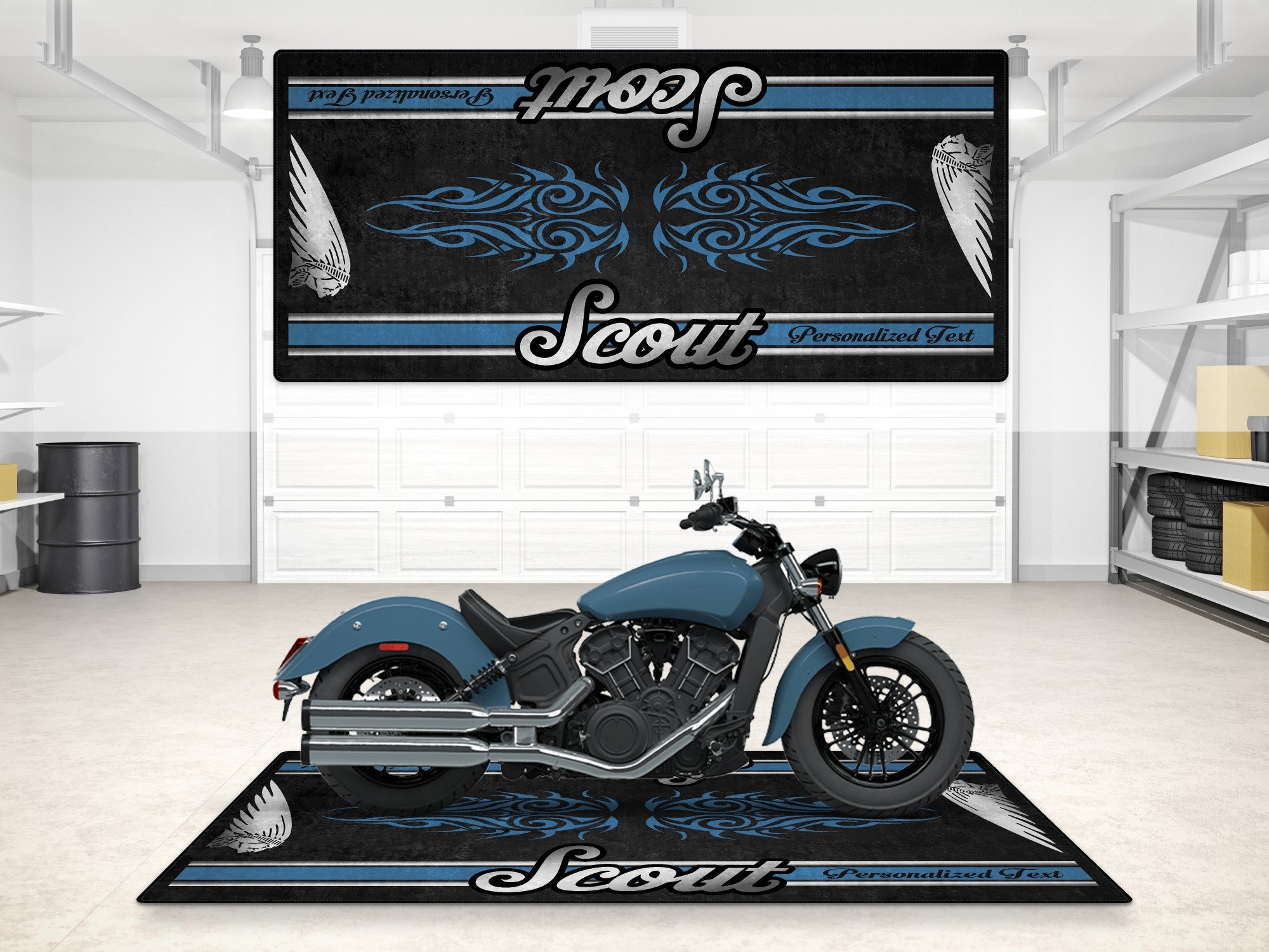 MPM Motorcycle Mat for Indian Scout Sixty - MM7322