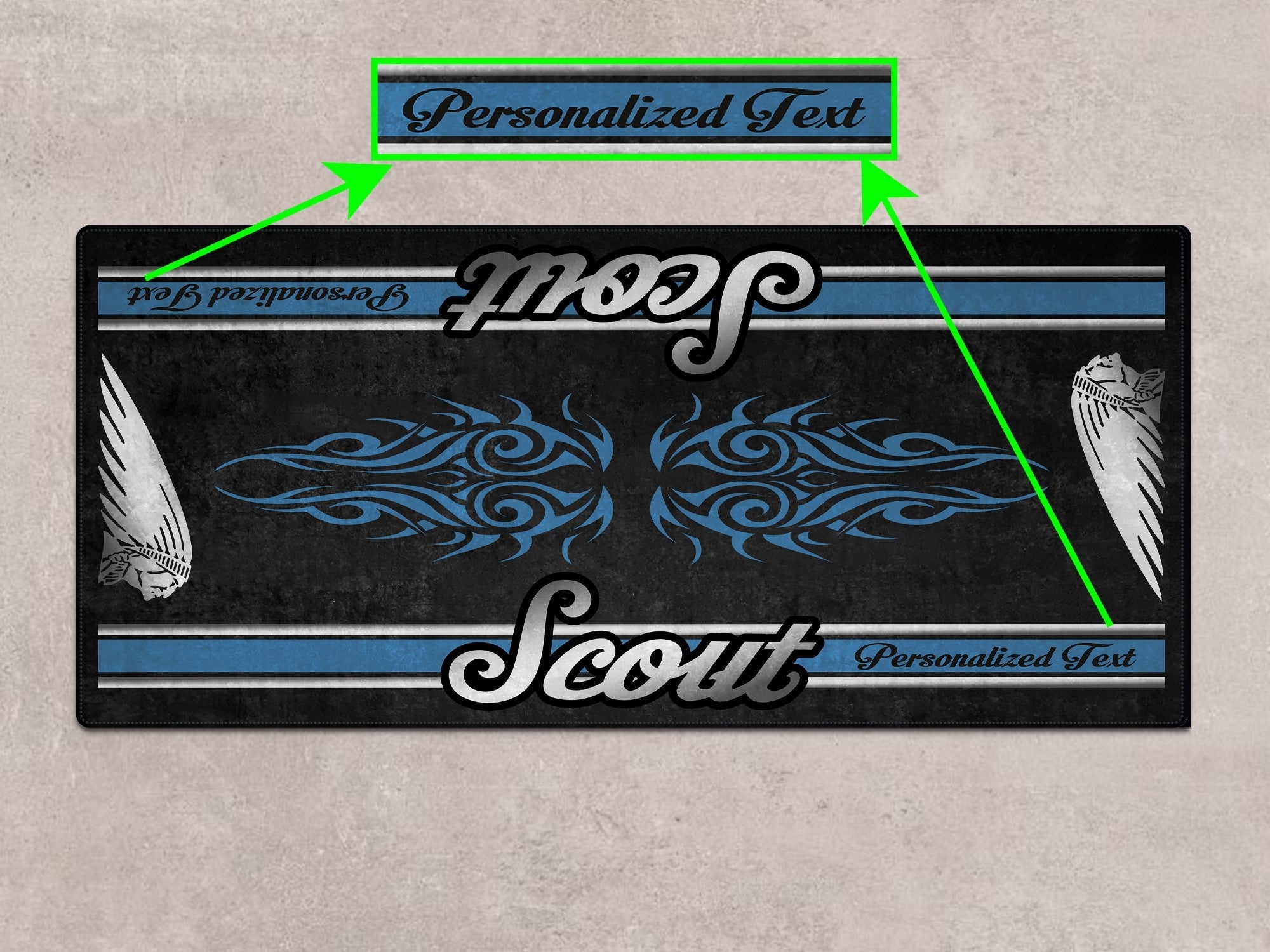 MPM Motorcycle Mat for Indian Scout Sixty - MM7322