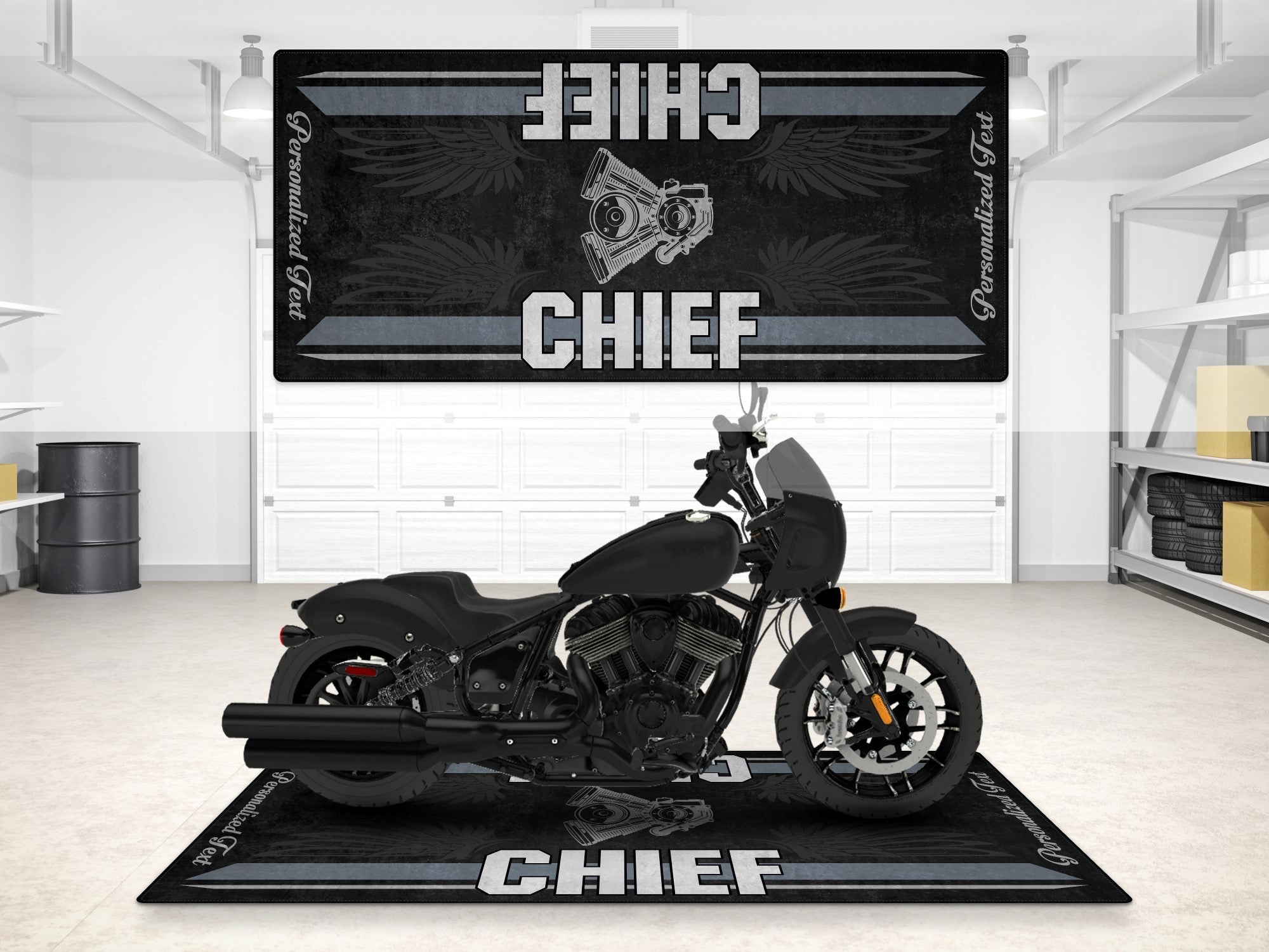 MPM Motorcycle Mat for Indian Sport Chief - MM7325